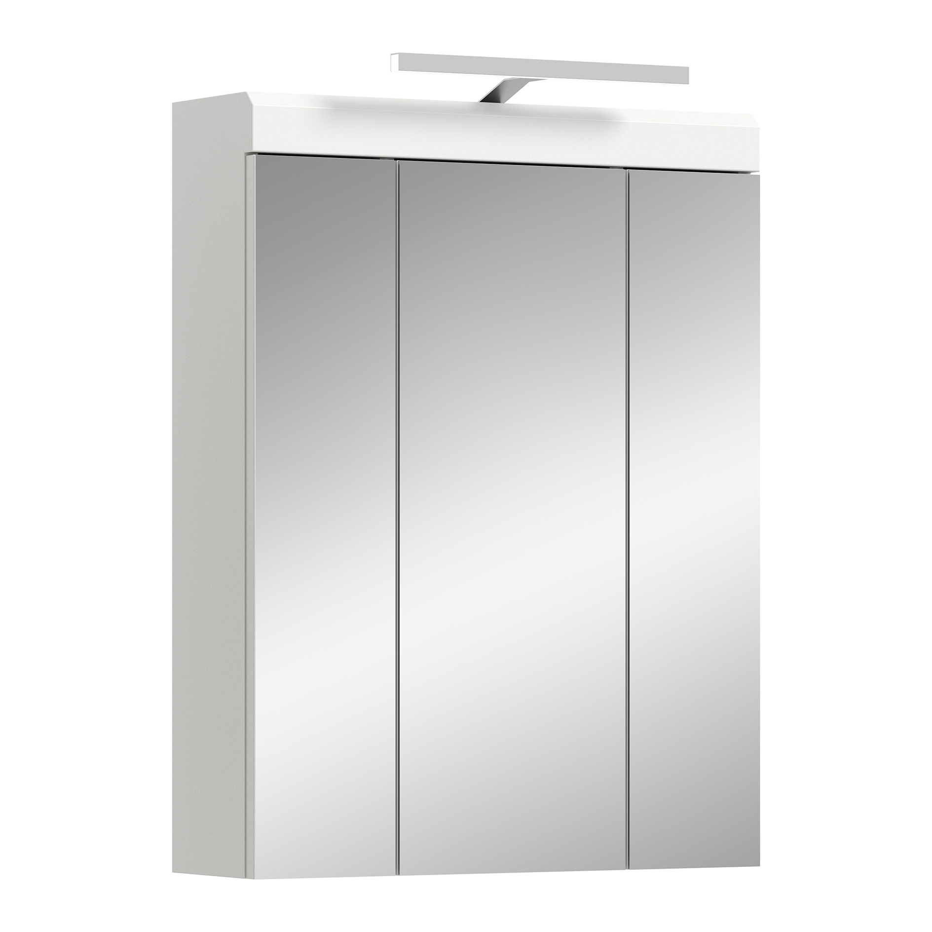 Spiegelschrank SCOUT - weiß - mit Beleuchtung - 60 cm