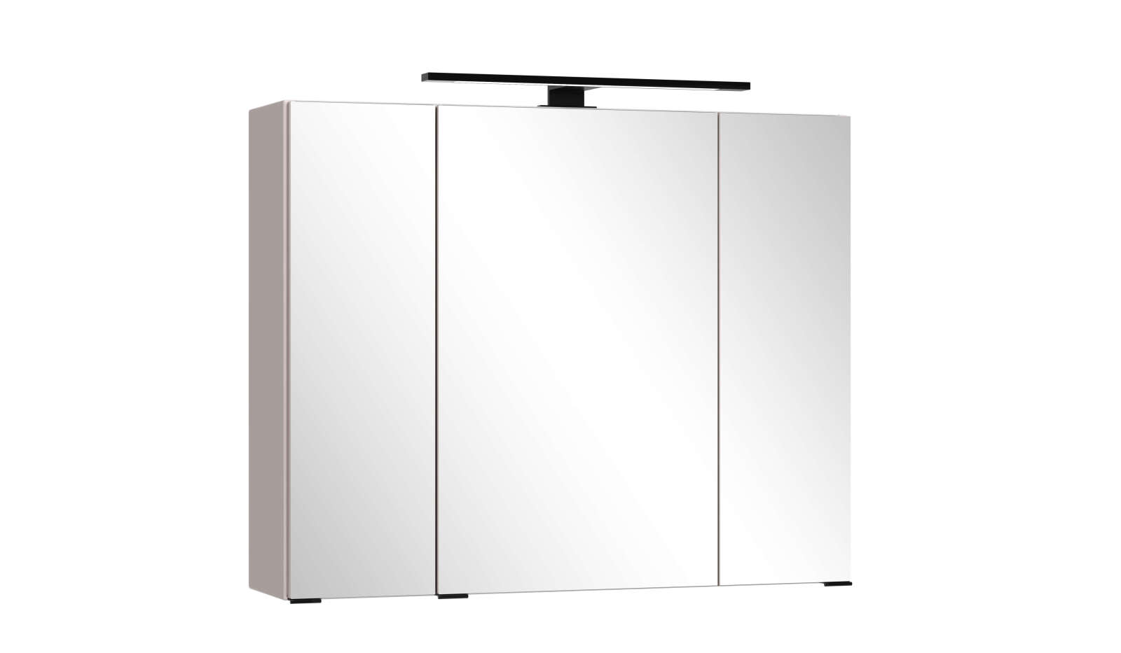 Spiegelschrank SEVILLA - Kaschmir - LED-Beleuchtung - 80 cm