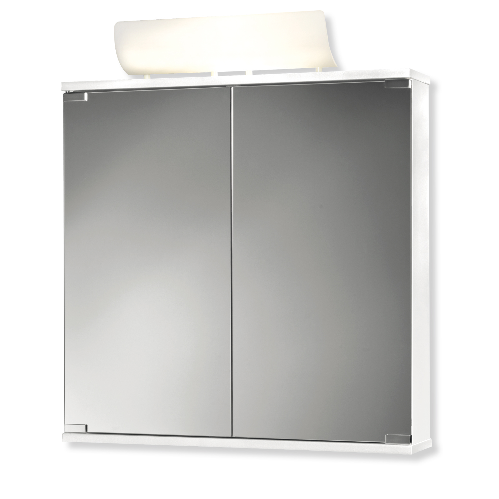 Spiegelschrank - weiß - 2 Türen - 60 cm breit
