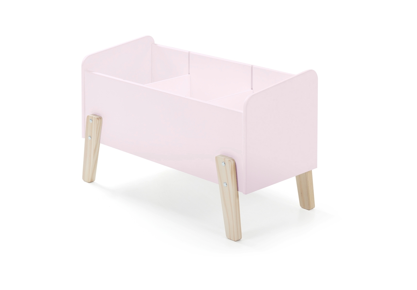 Spielkiste KIDDY - rosa - mit 3 Fächern