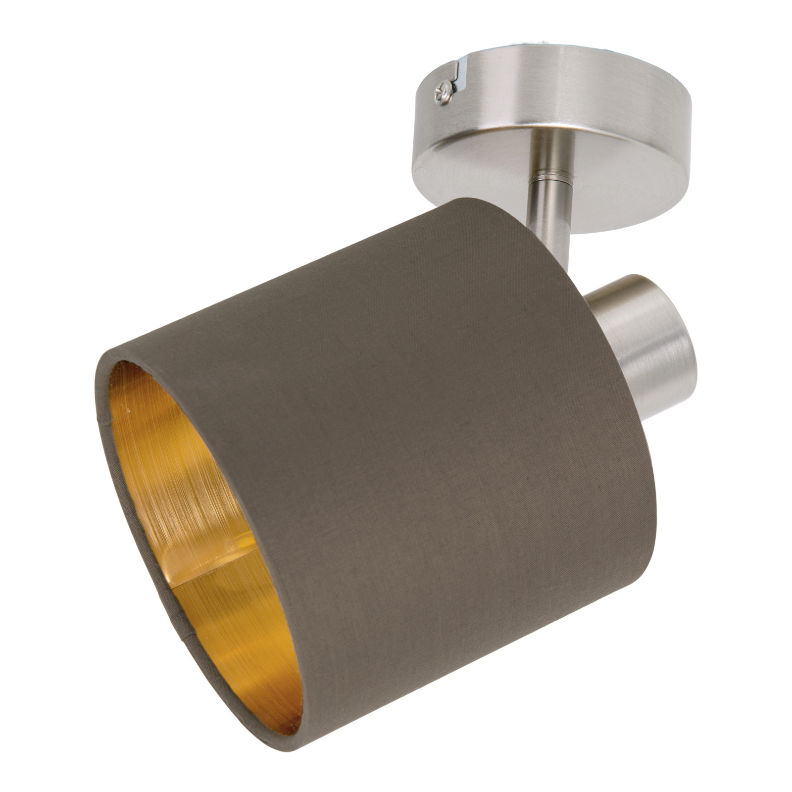 Spot MARON - braun-Nickel matt - 1-flammig