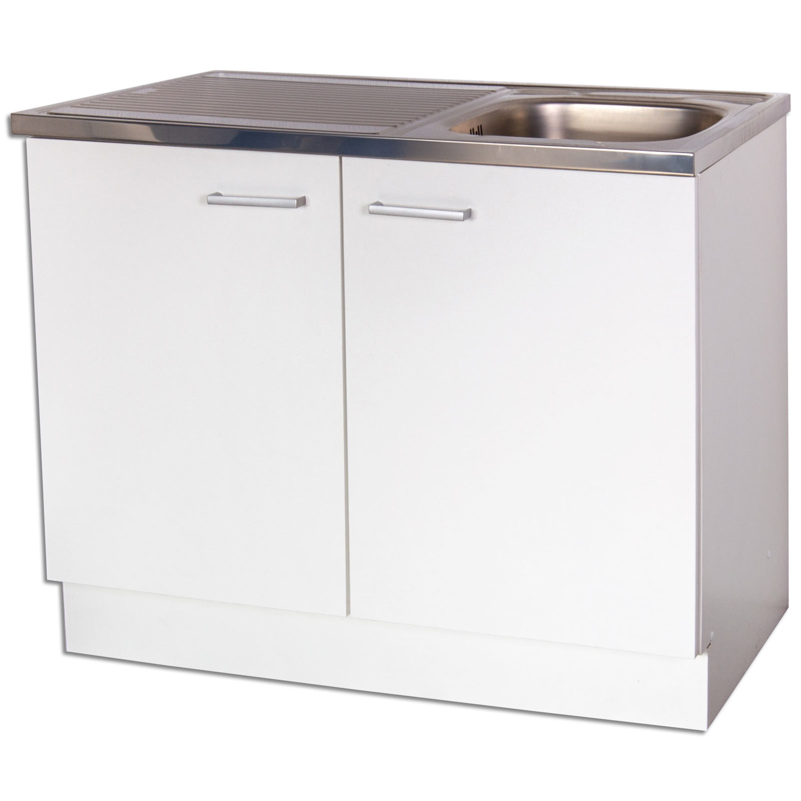 Spülenschrank GIRONA - weiß - 100 cm breit