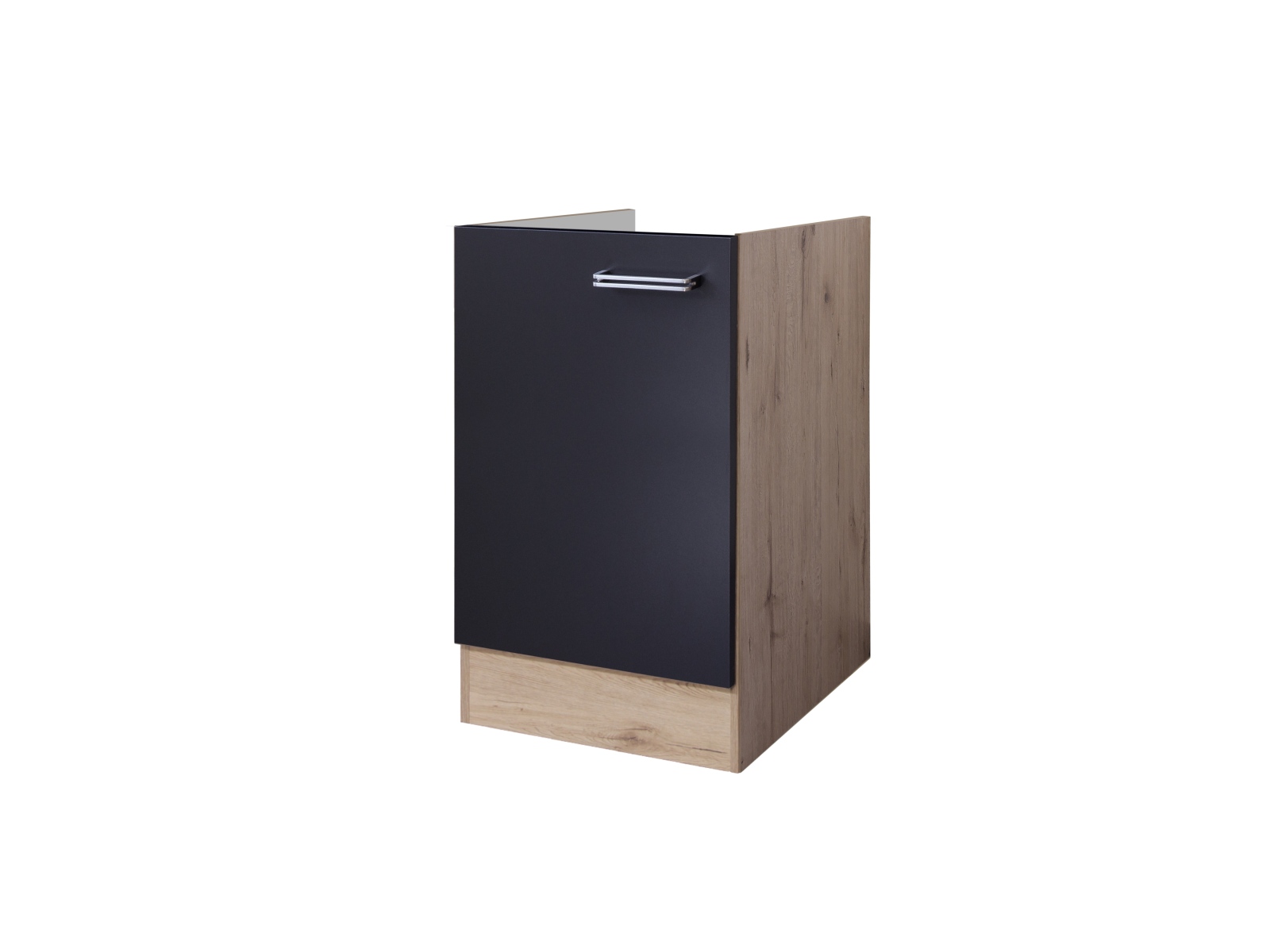 Spülenunterschrank RISENTO - anthrazit - San Remo Eiche - 50 cm