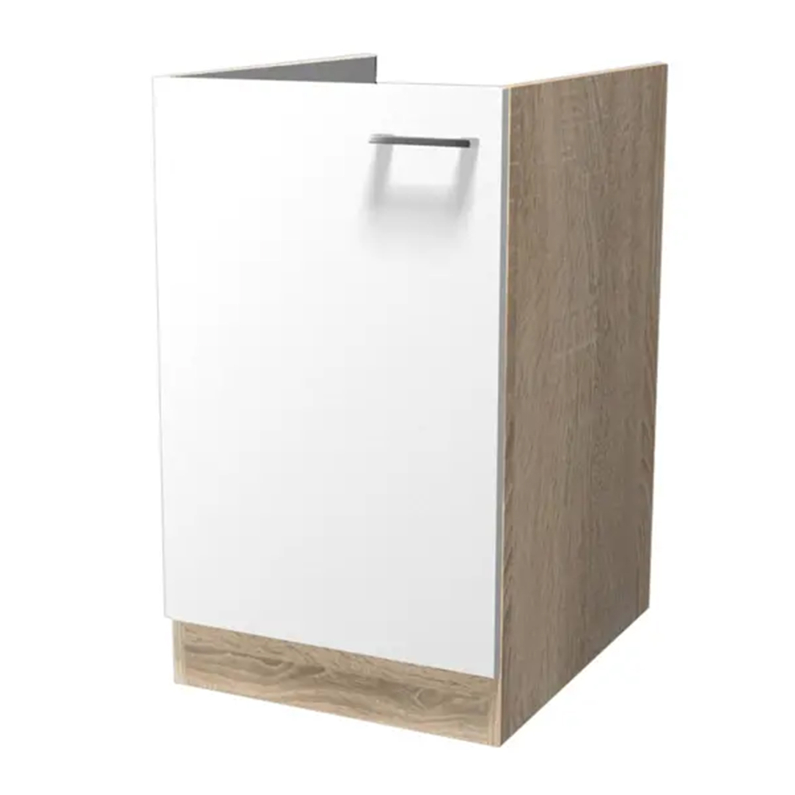 Spülenunterschrank SAMOA - weiß-Sonoma Eiche - 50 cm