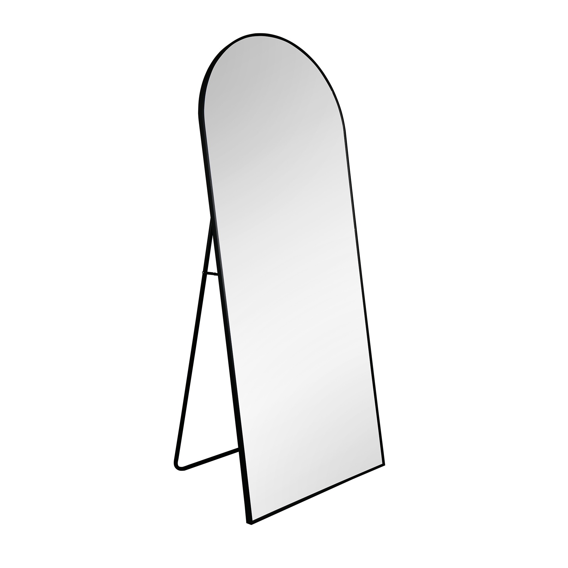 Stand-/Hängespiegel - schwarz - 70x170 cm