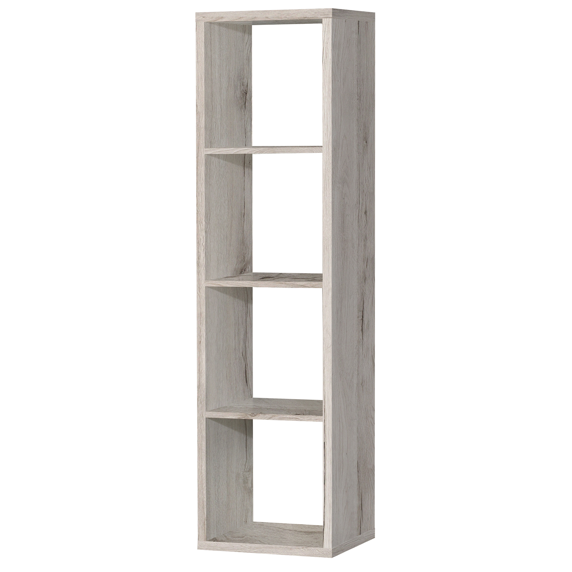 Standregal - Sandeiche - 1x4 Fächer