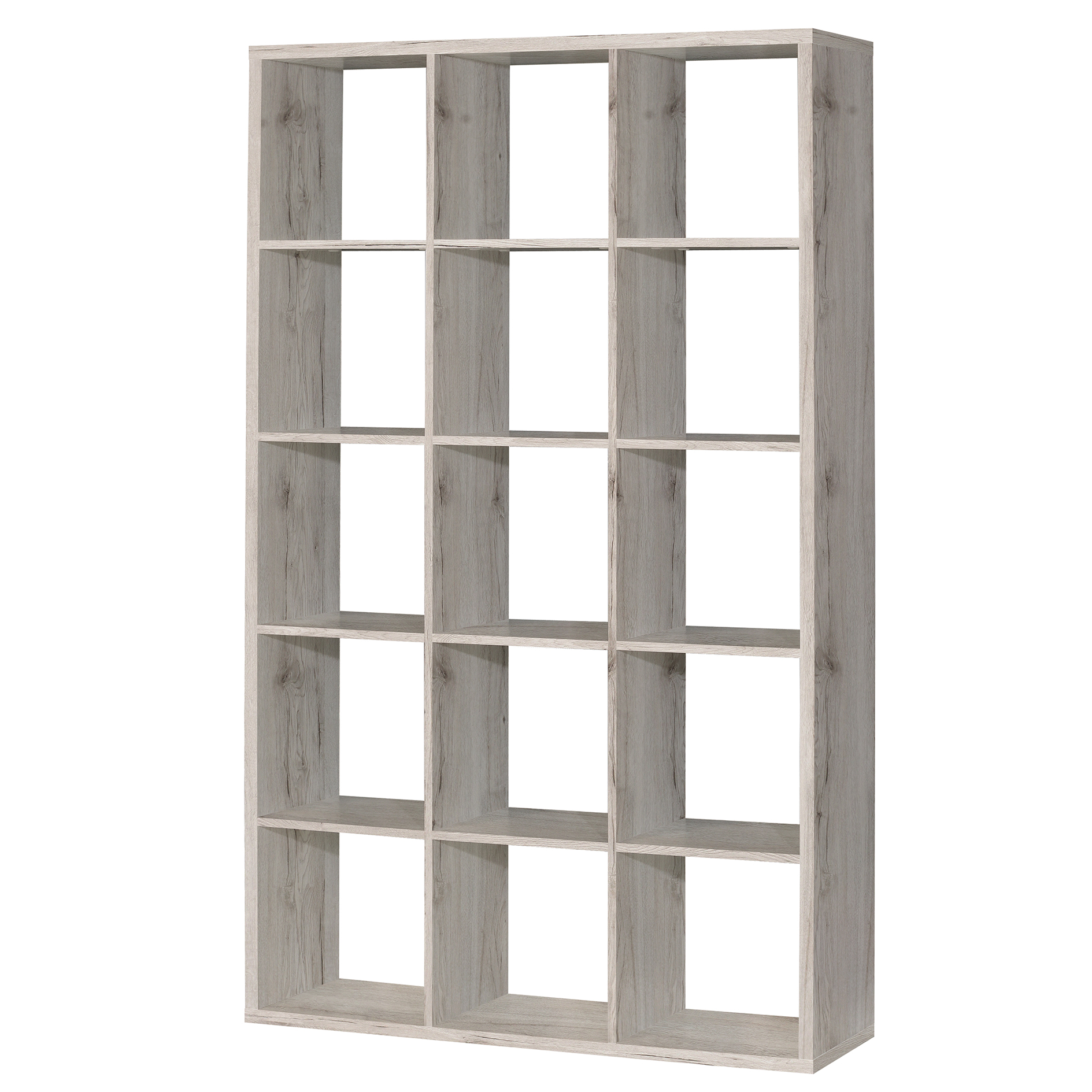 Standregal - Sandeiche - 3x5 Fächer