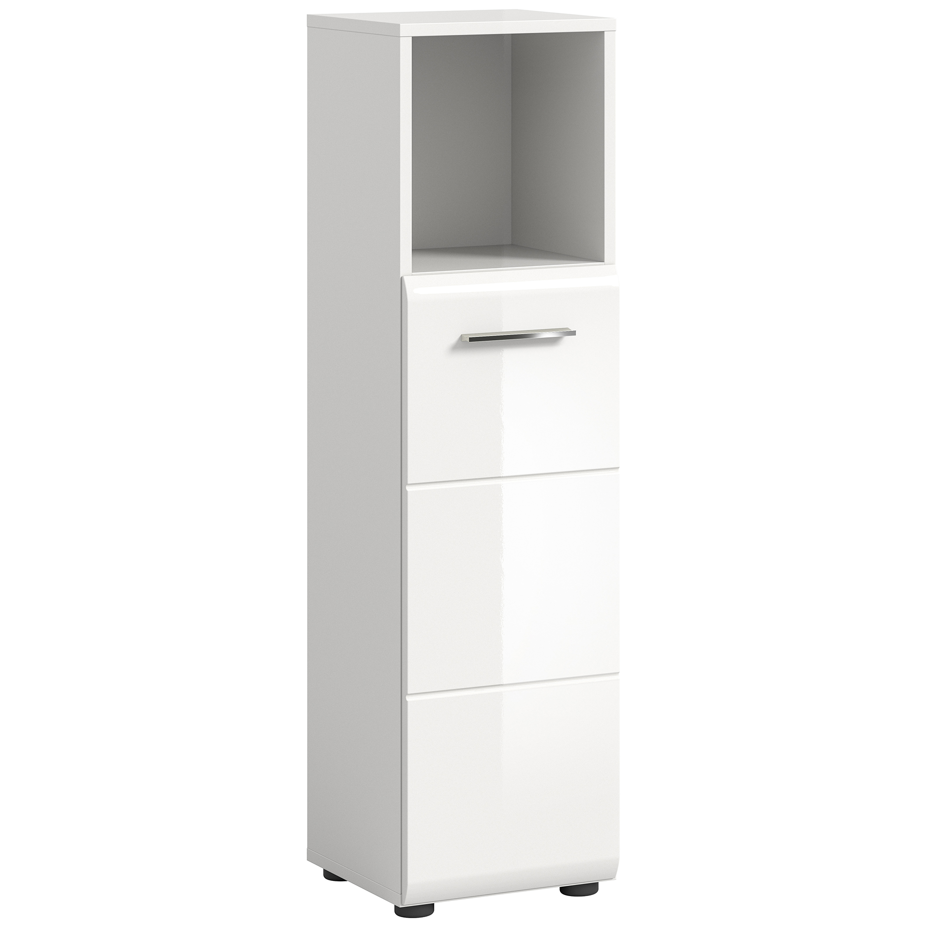 Standschrank ICE- weiß Hochglanz - 110 cm hoch