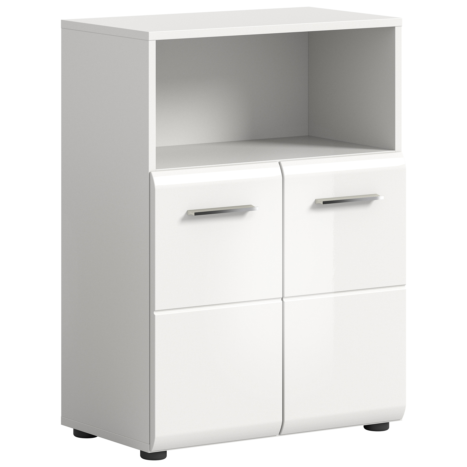 Standschrank ICE - weiß Hochglanz - 60 cm breit