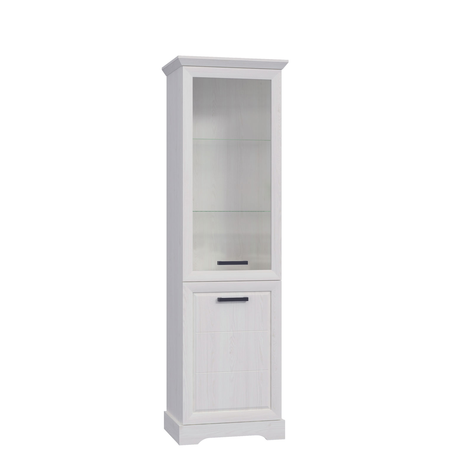 Standvitrine - Sibiu Lärche - 204 cm hoch