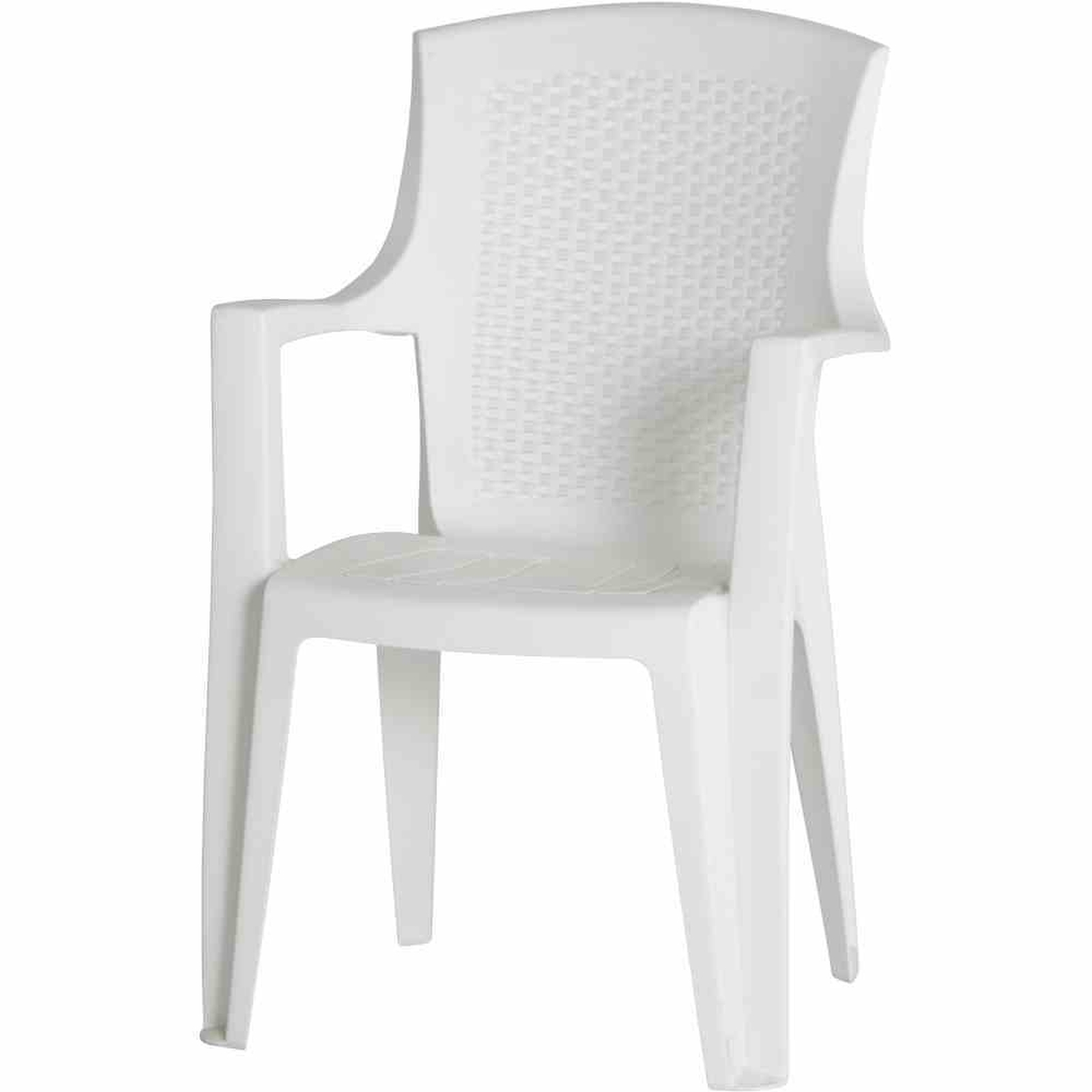 Stapelsessel EDEN - weiß - 89 cm hoch