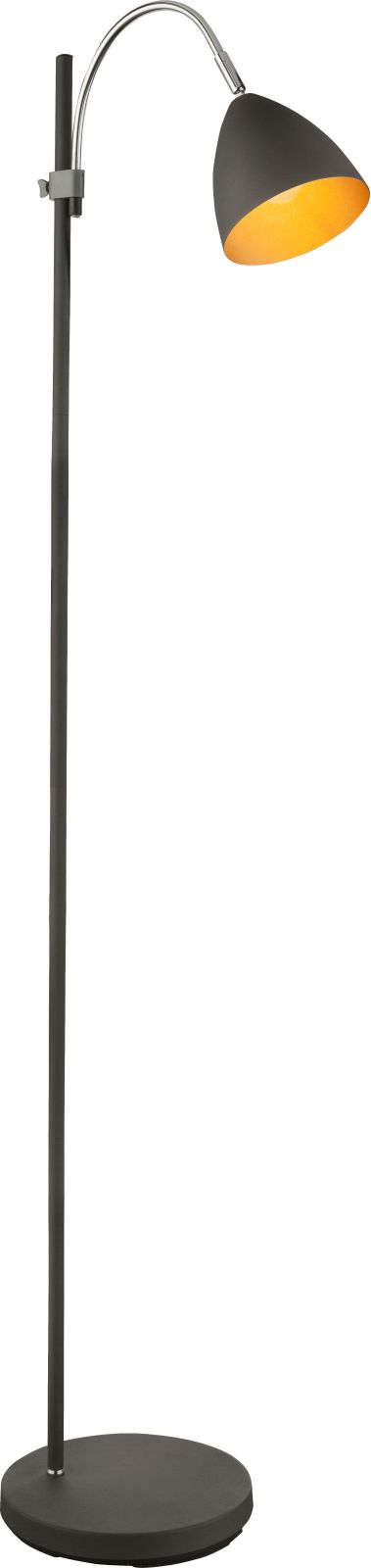 Stehlampe ARCHIBALD - anthrazit - 1-flammig