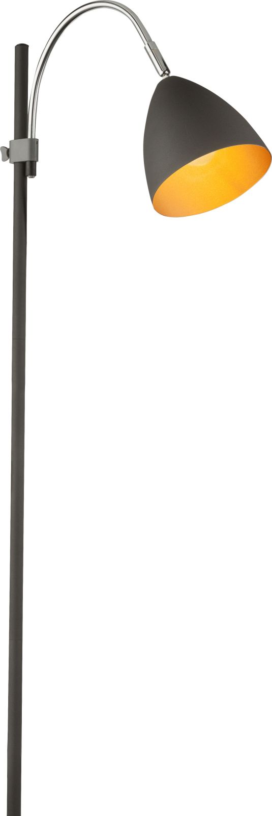 Stehlampe ARCHIBALD - anthrazit - 1-flammig