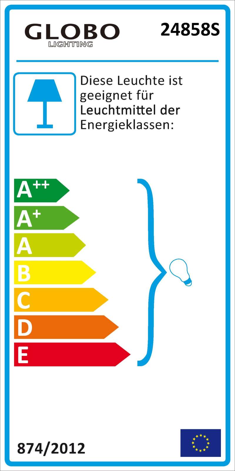 Stehlampe ARCHIBALD - anthrazit - 1-flammig