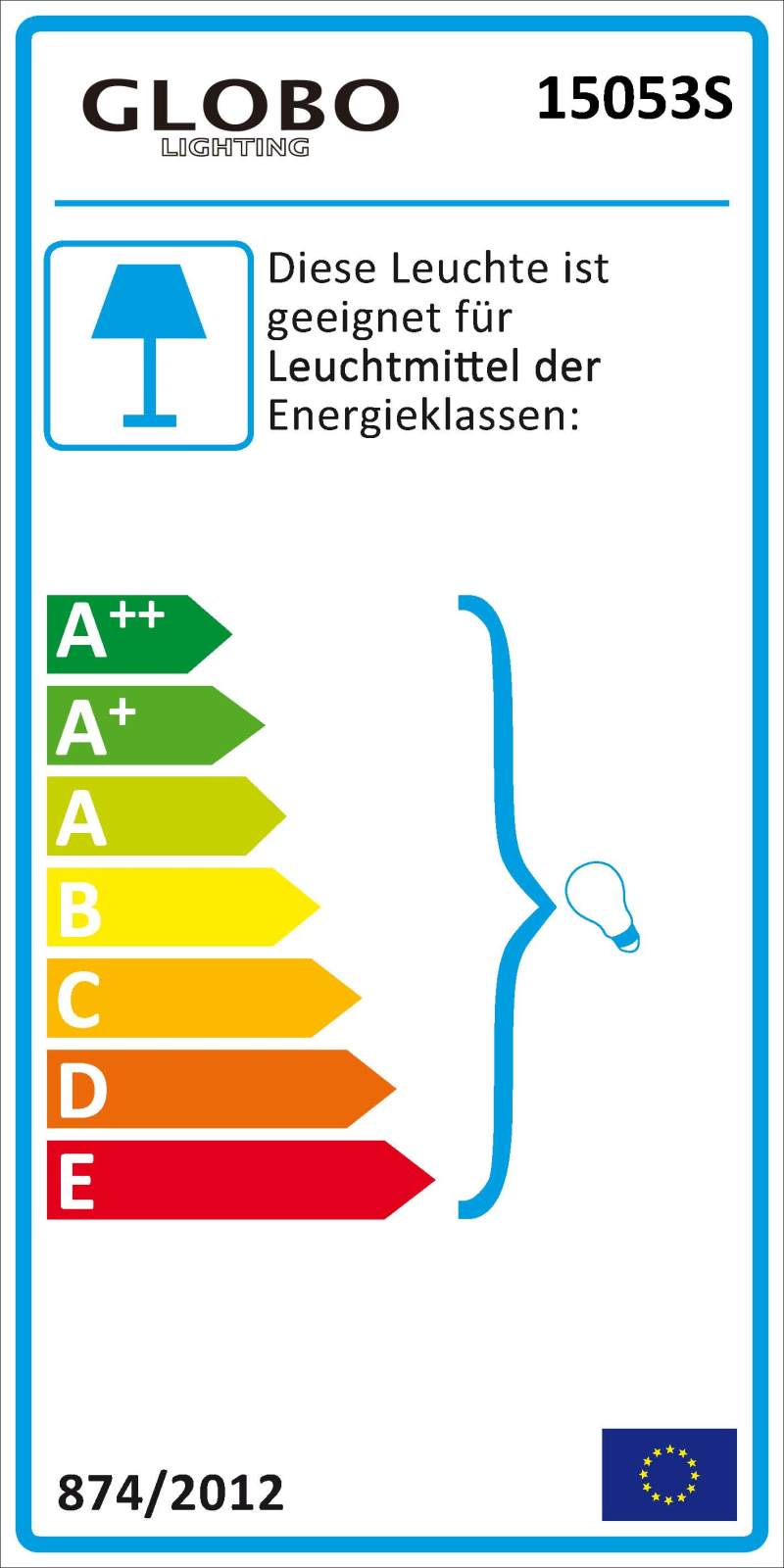 Stehleuchte - Altmessing - 155 cm hoch