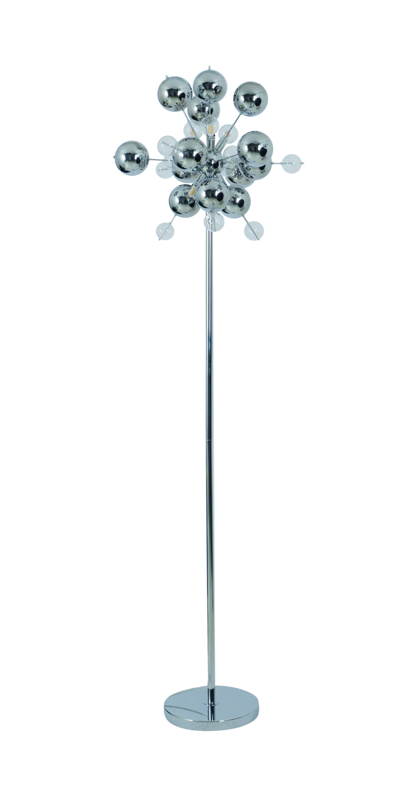 Stehleuchte Explosion - chrome - 167 cm hoch