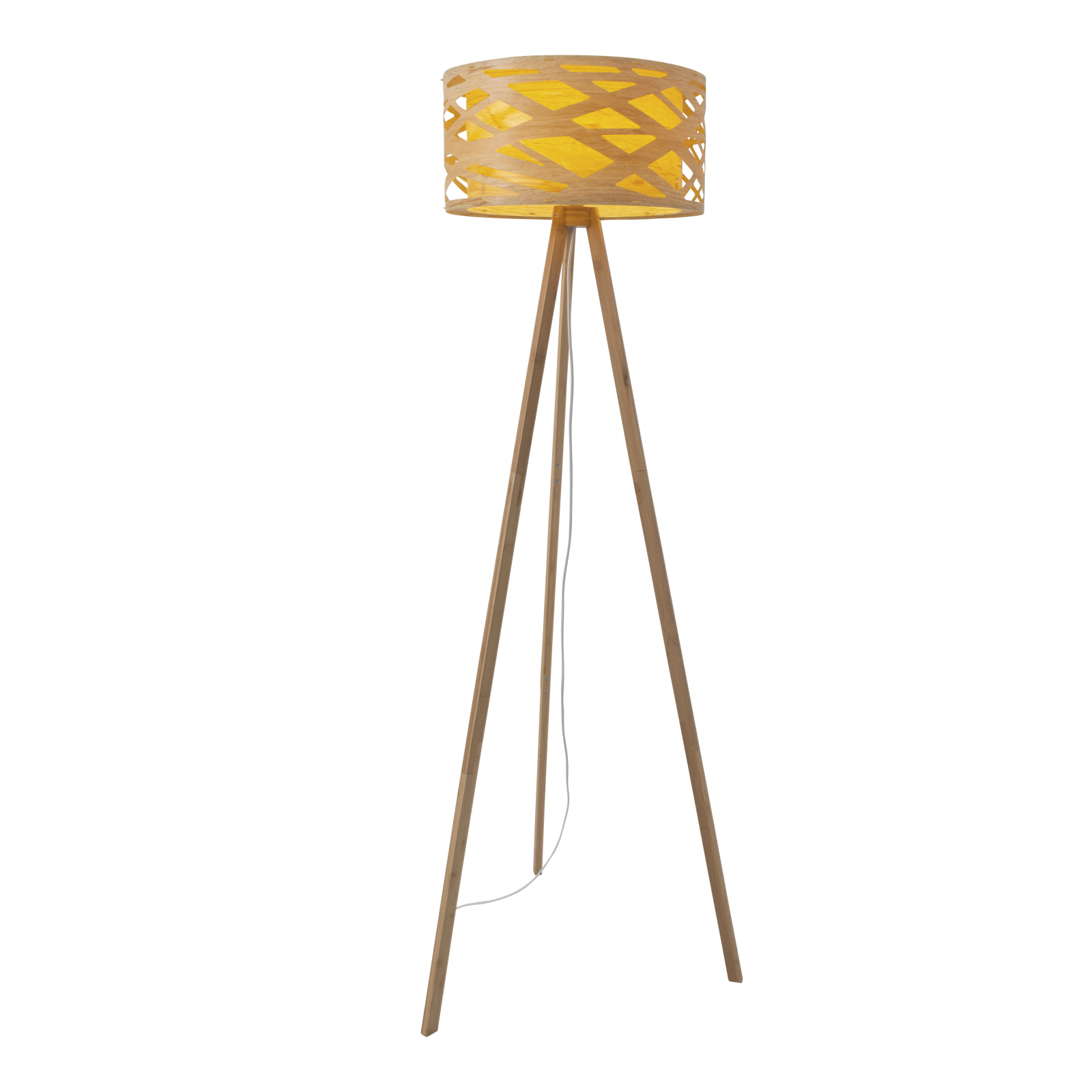 Stehleuchte FINJA - Bambus - natur - 148 cm hoch