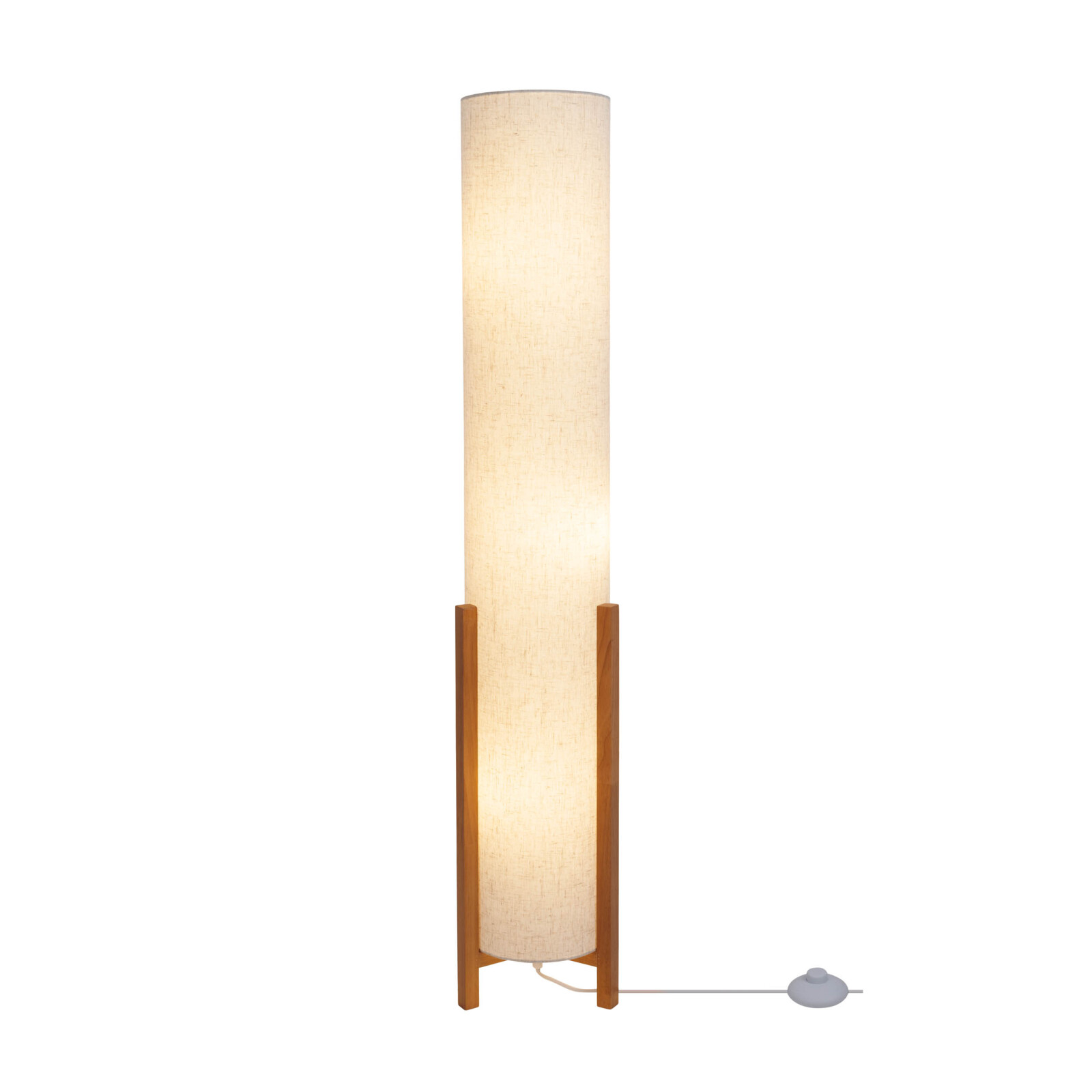 Stehleuchte MATILDA - naturfarben - Leinen - 110 cm