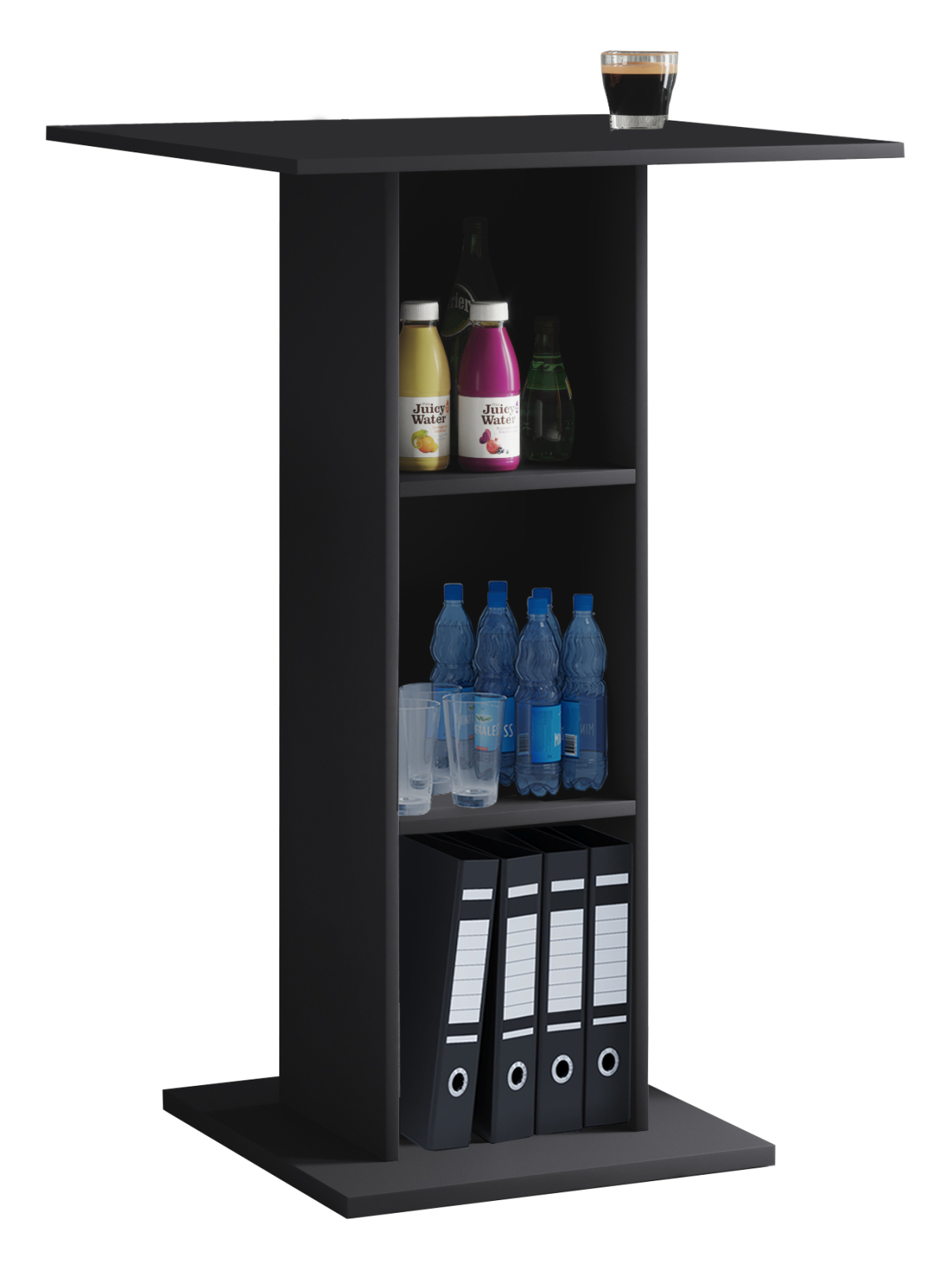 Stehpult BOFUS - schwarz - 108 cm hoch