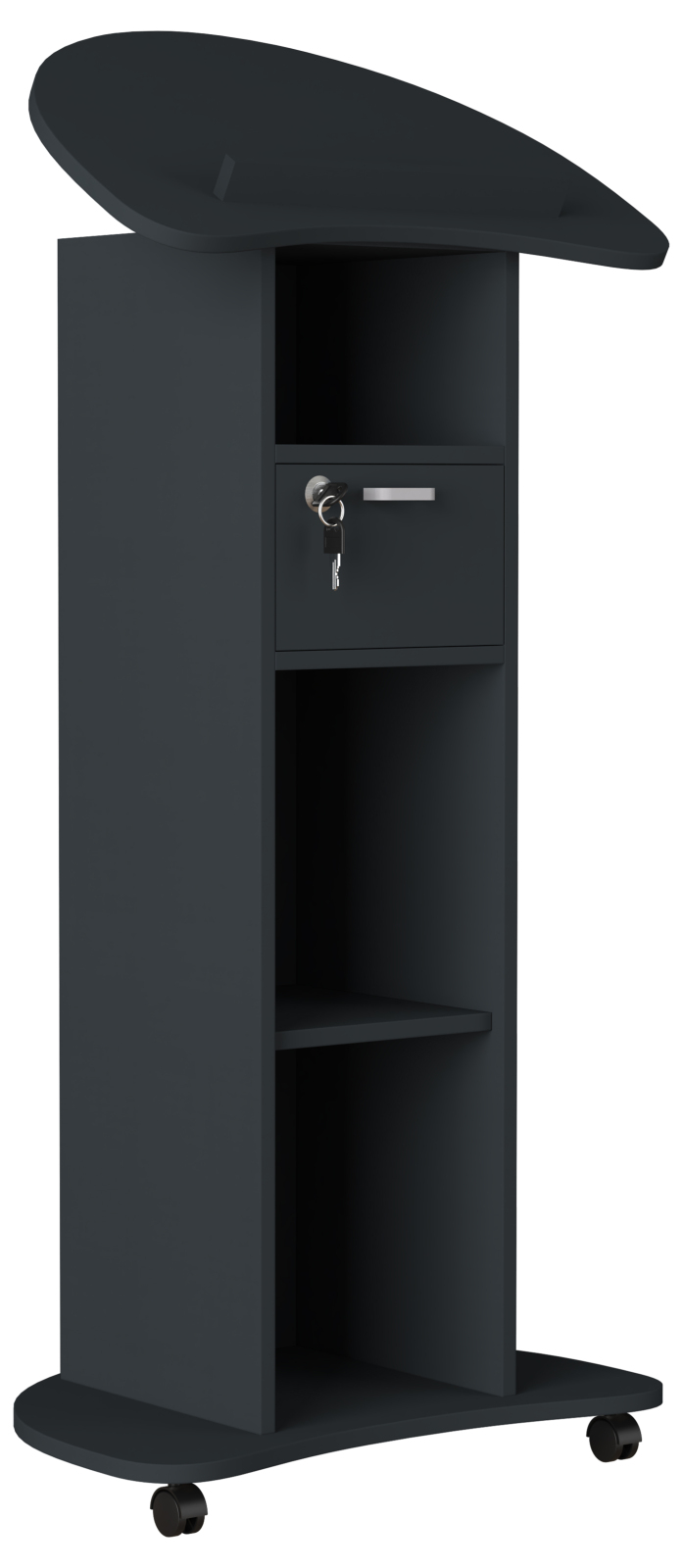 Stehpult REDOLA M - anthrazit - 110 cm hoch