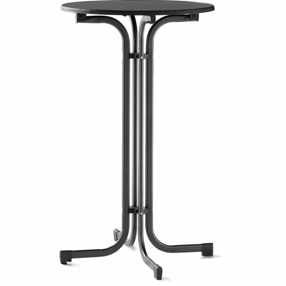Stehtisch - eisengrau - Stahl - Ø 70 cm