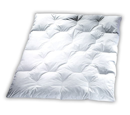 Steppbett - 135x200 cm - 1800 g Entenfedern - Bezug Baumwolle