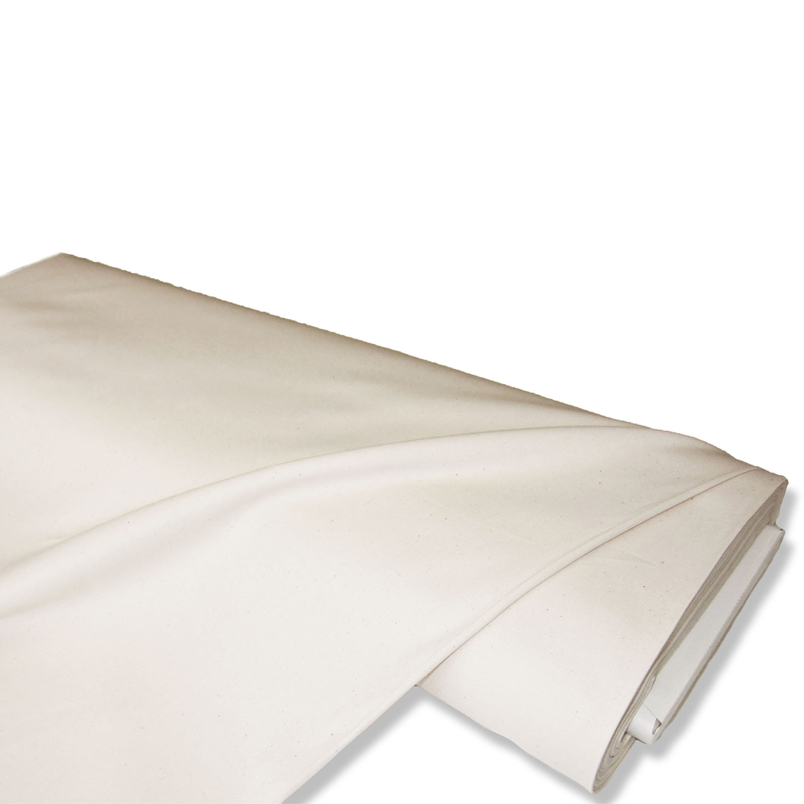 Stoff natur uni 160 cm breit