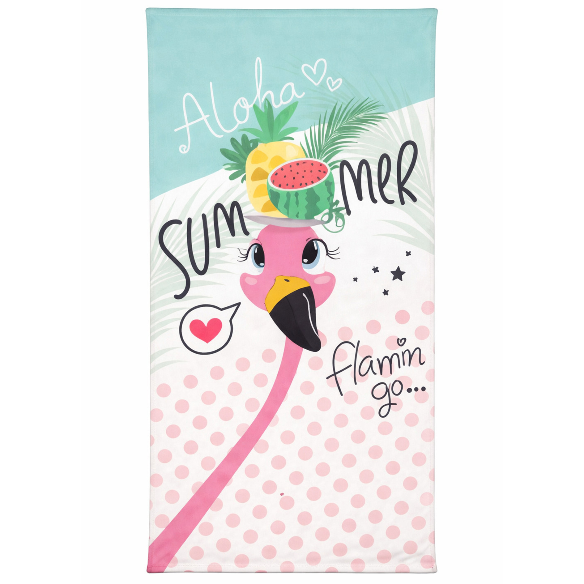Strandtuch ALOHA SUMMER - mehrfarbig - 80x160 cm