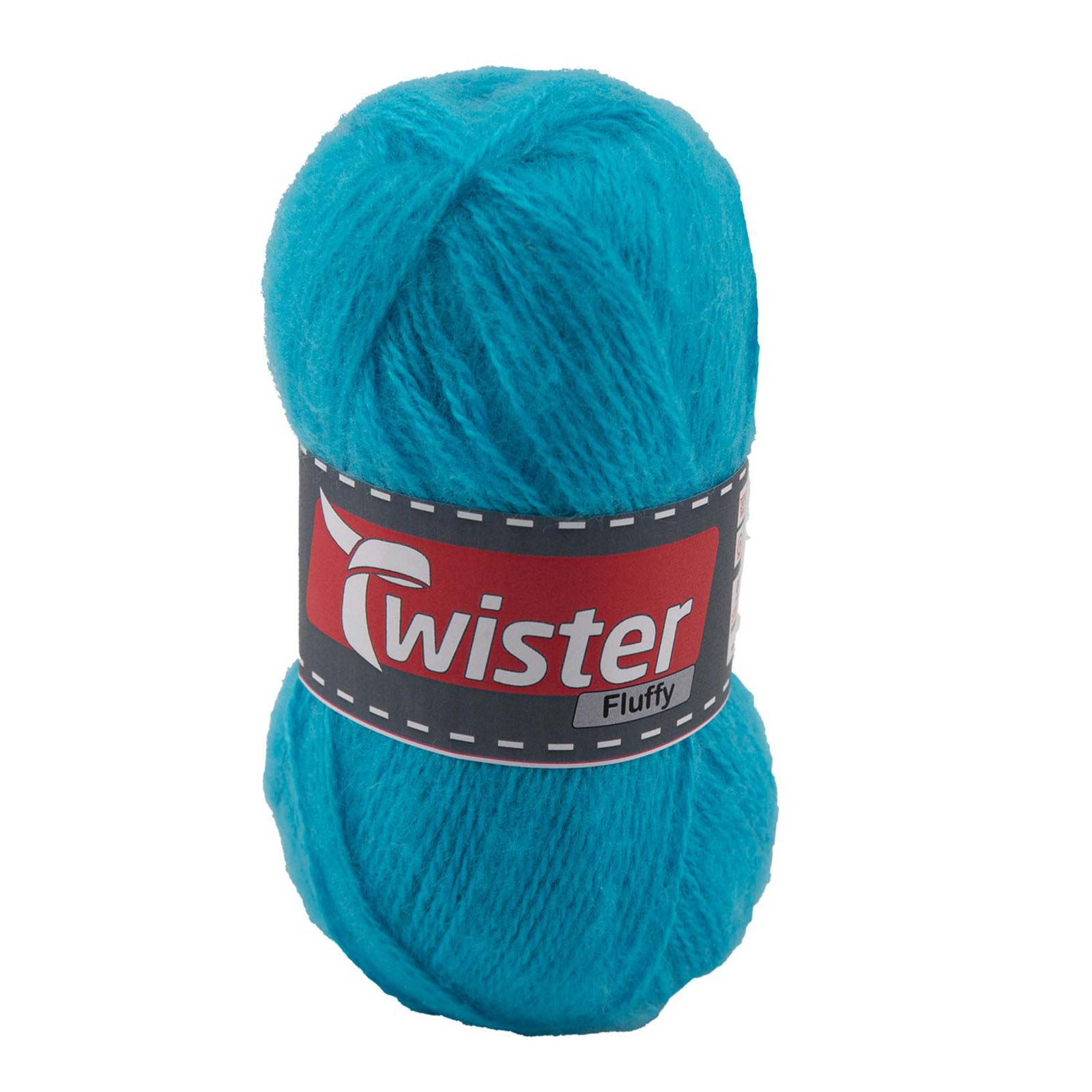 Strickgarn TWISTER FLUFFY - türkis - 50g