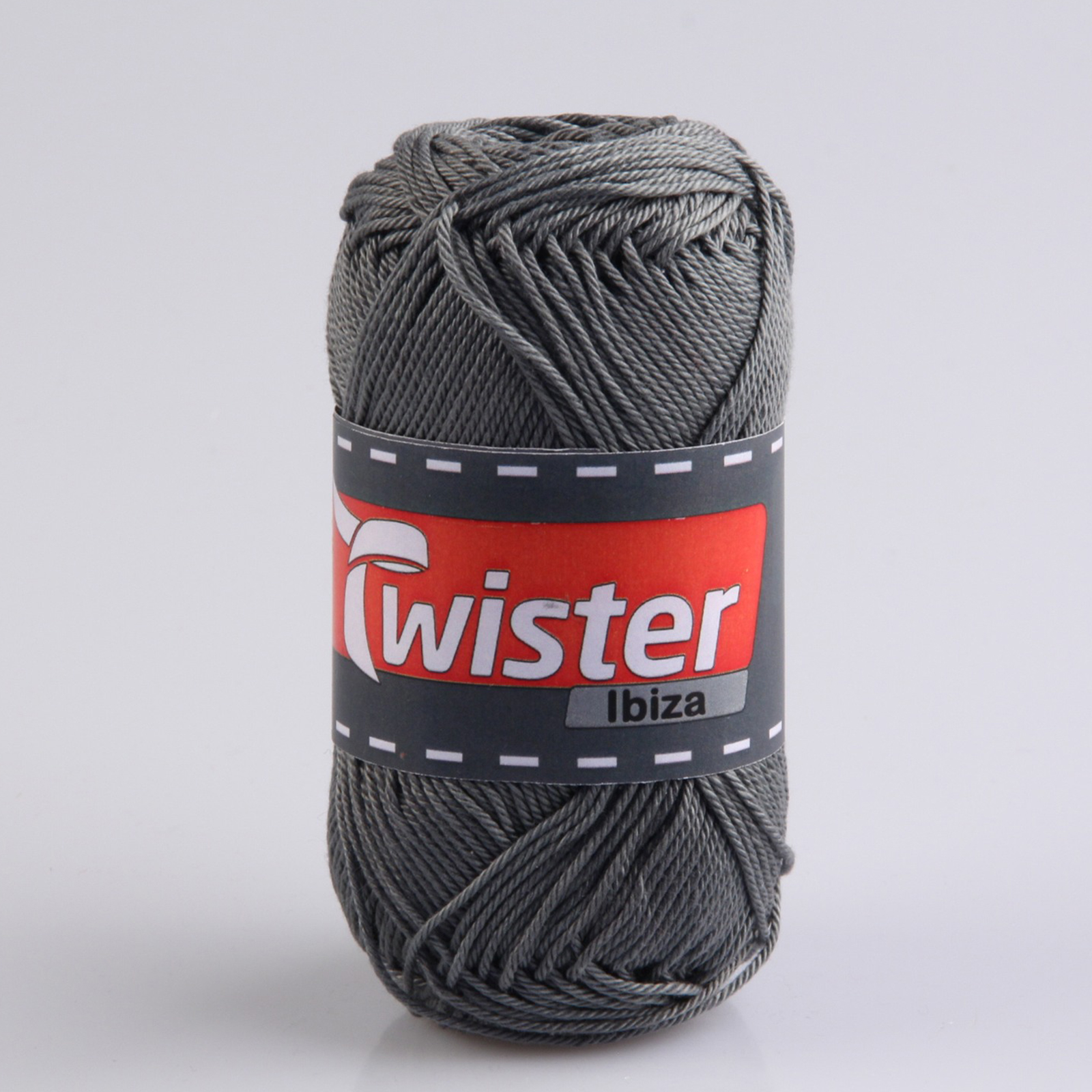 Strickgarn TWISTER IBIZA - grau - 50g