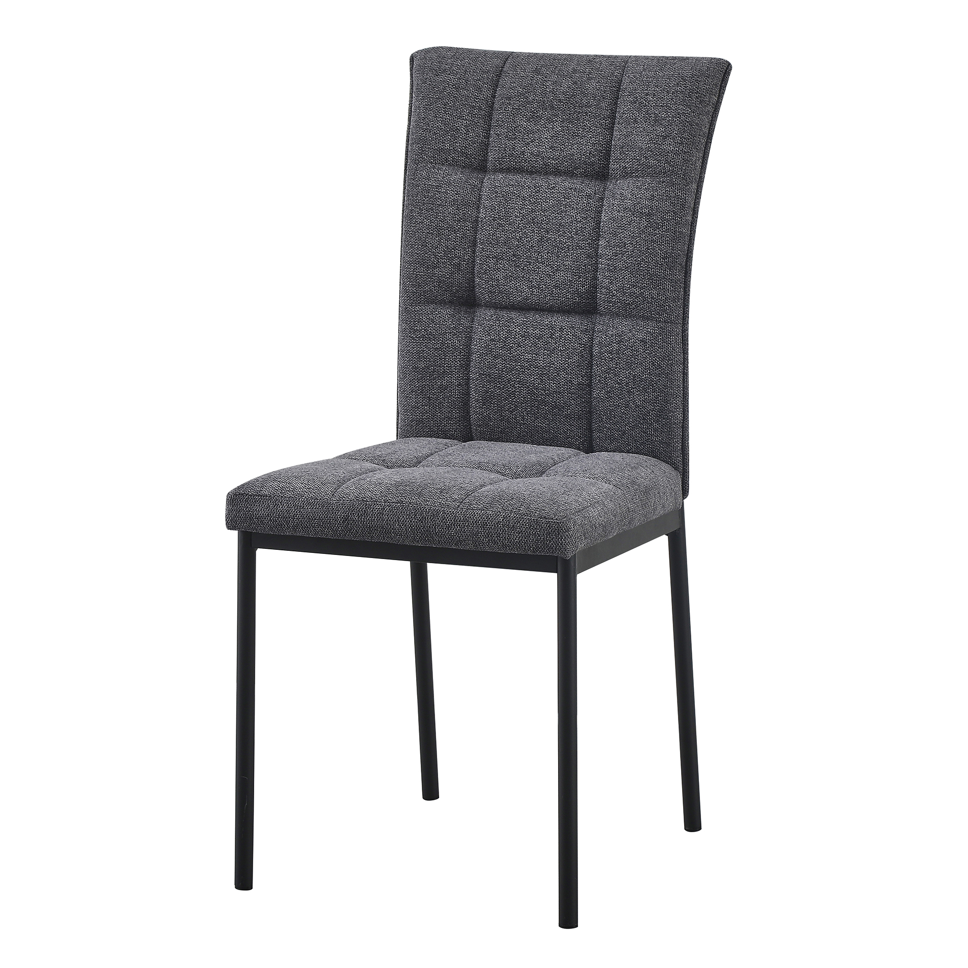 Stuhl - grau-schwarz - Webstoff