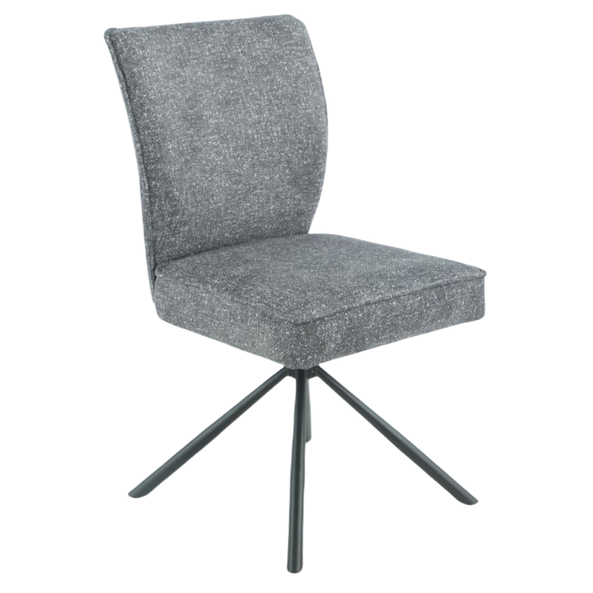 Stuhl - grau-schwarz - Webstoff