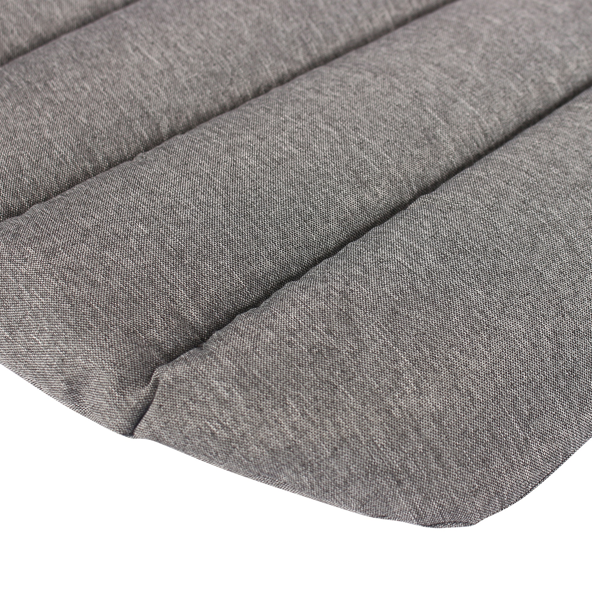 Stuhl - schwarz - Seilgeflecht - mit Sitzkissen