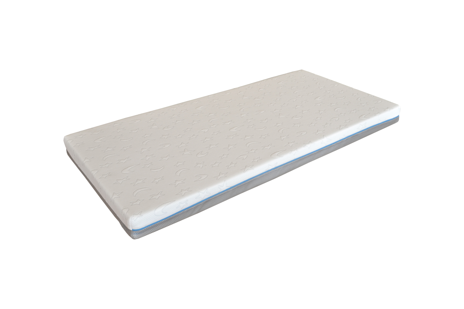 Taschenfederkern-Rollmatratze JUNIOR EXCELLENCE - beige-grau - H2 - 70x140 cm