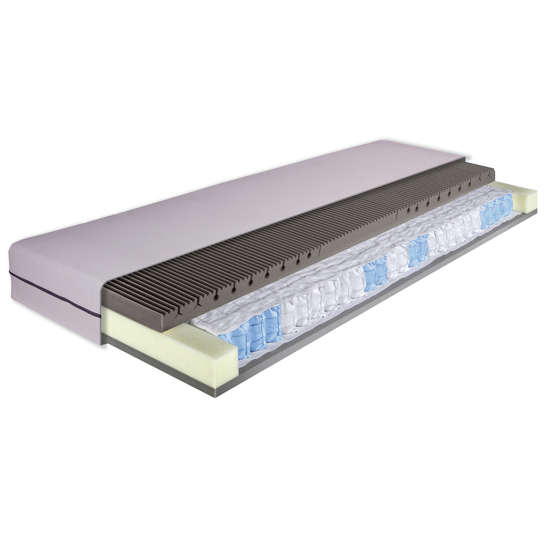Taschenfederkernmatratze PRO SOMNA - H3 - 80x200 cm