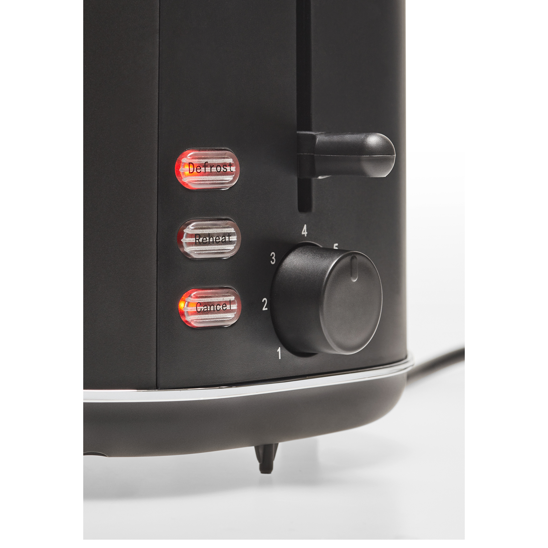 TECHNOLUX 2-Scheiben-Toaster 29054 - schwarz matt - 7 Bräunungsstufen