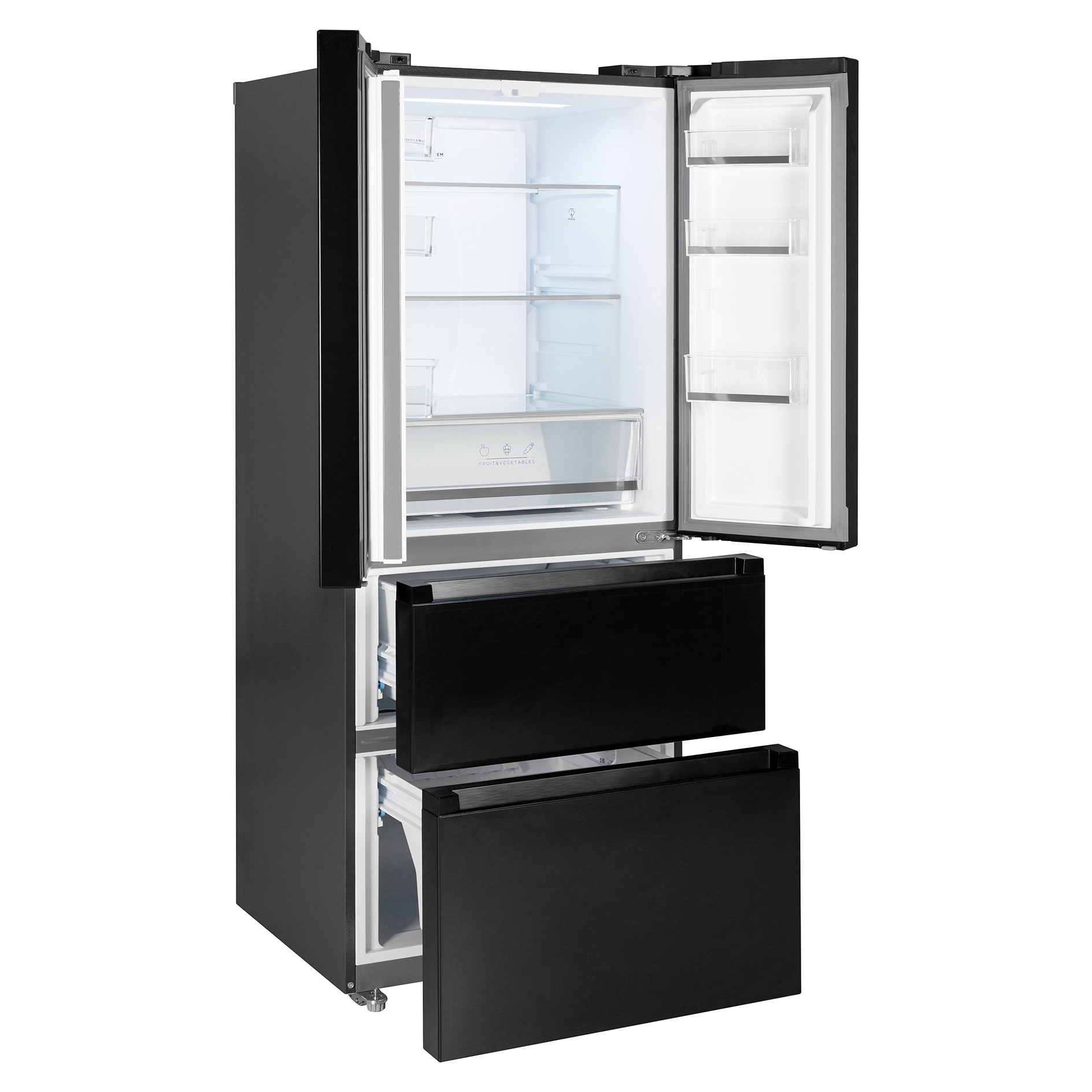 TECHNOLUX French Door Kühl-/Gefrierkombination SKMFDFDDID - dark inox - E
