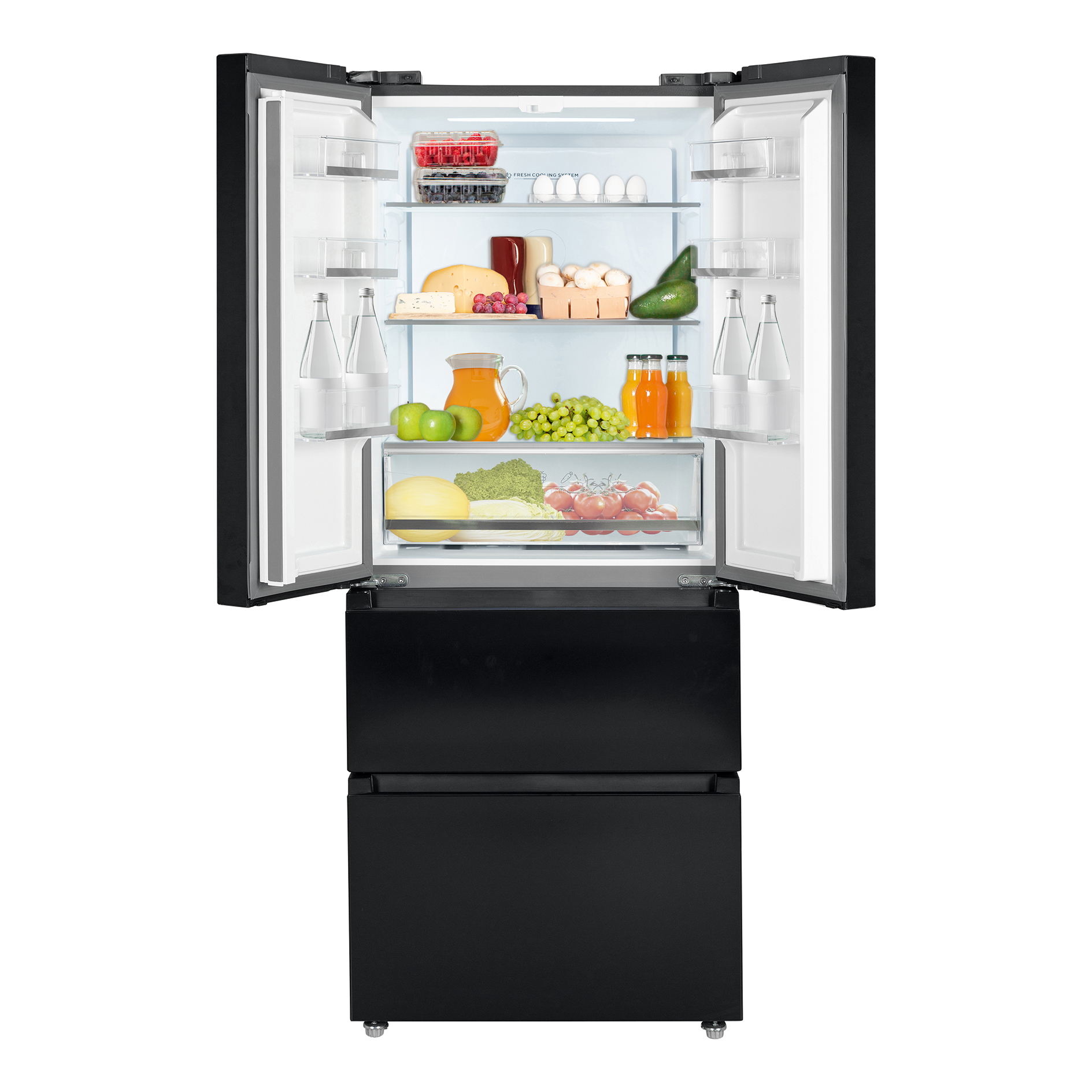 TECHNOLUX French Door Kühl-/Gefrierkombination SKMFDFDDID - dark inox - E