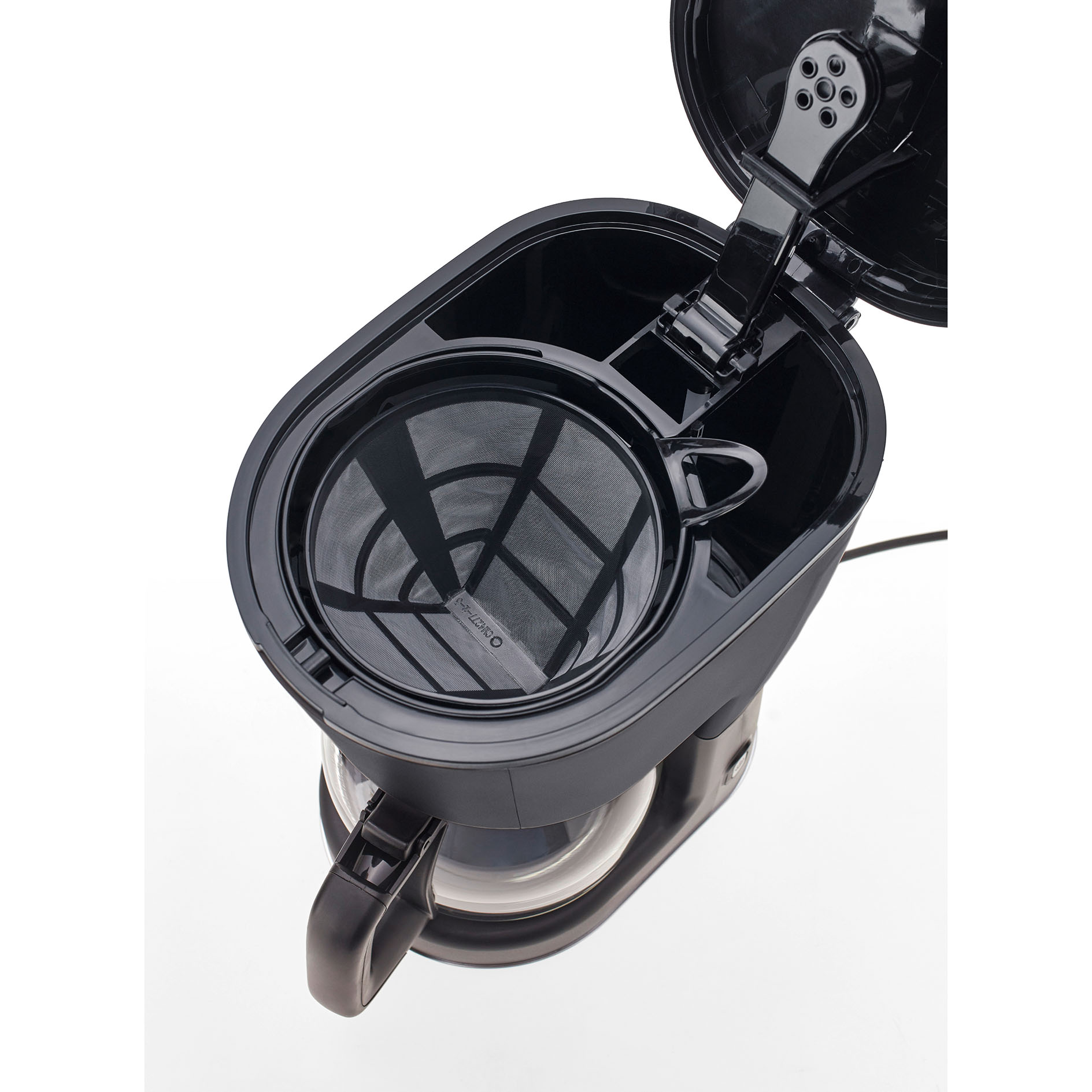 TECHNOLUX Kaffeemaschine - schwarz matt - 1,25 Liter