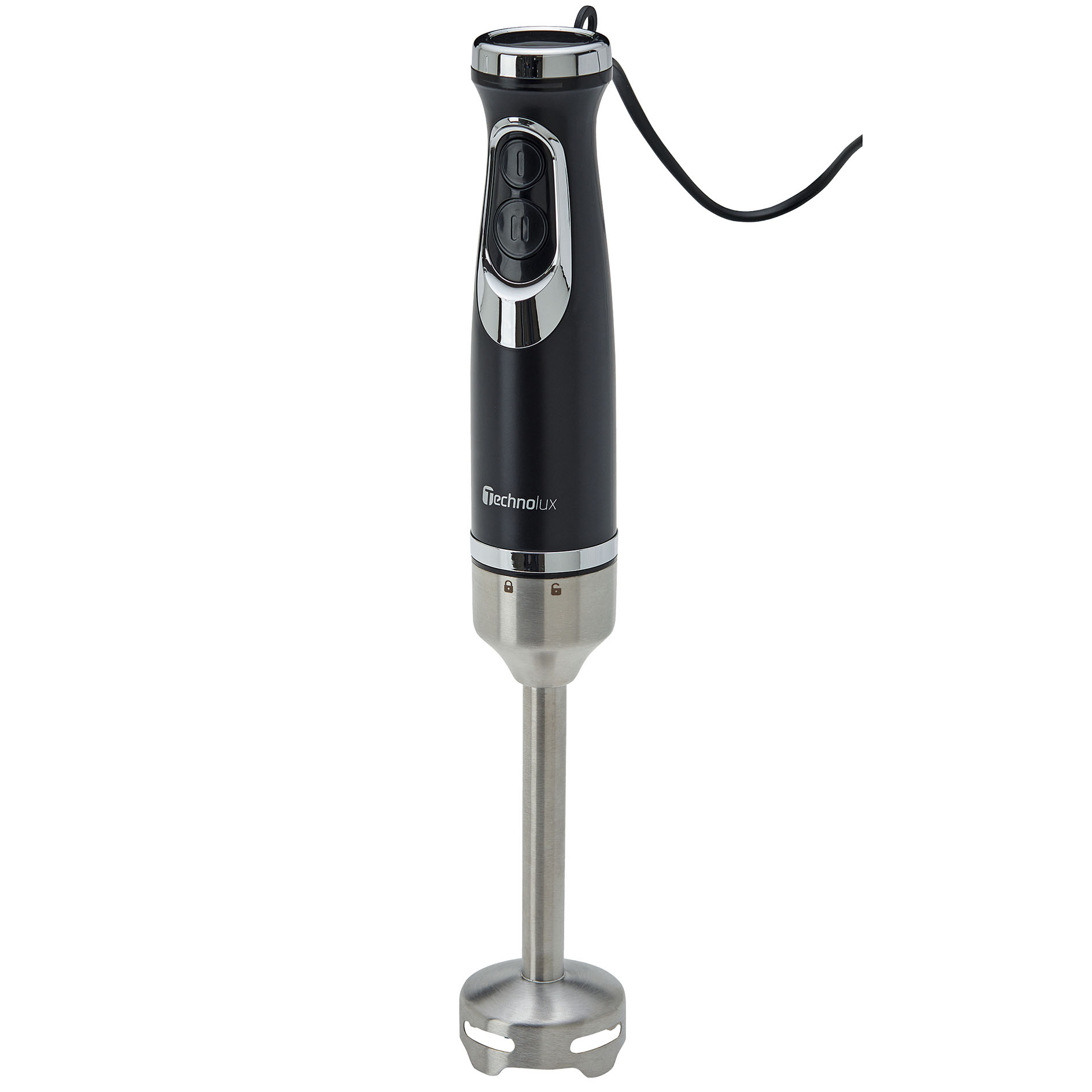 TECHNOLUX Stabmixer - schwarz matt - Edelstahl - 600 Watt