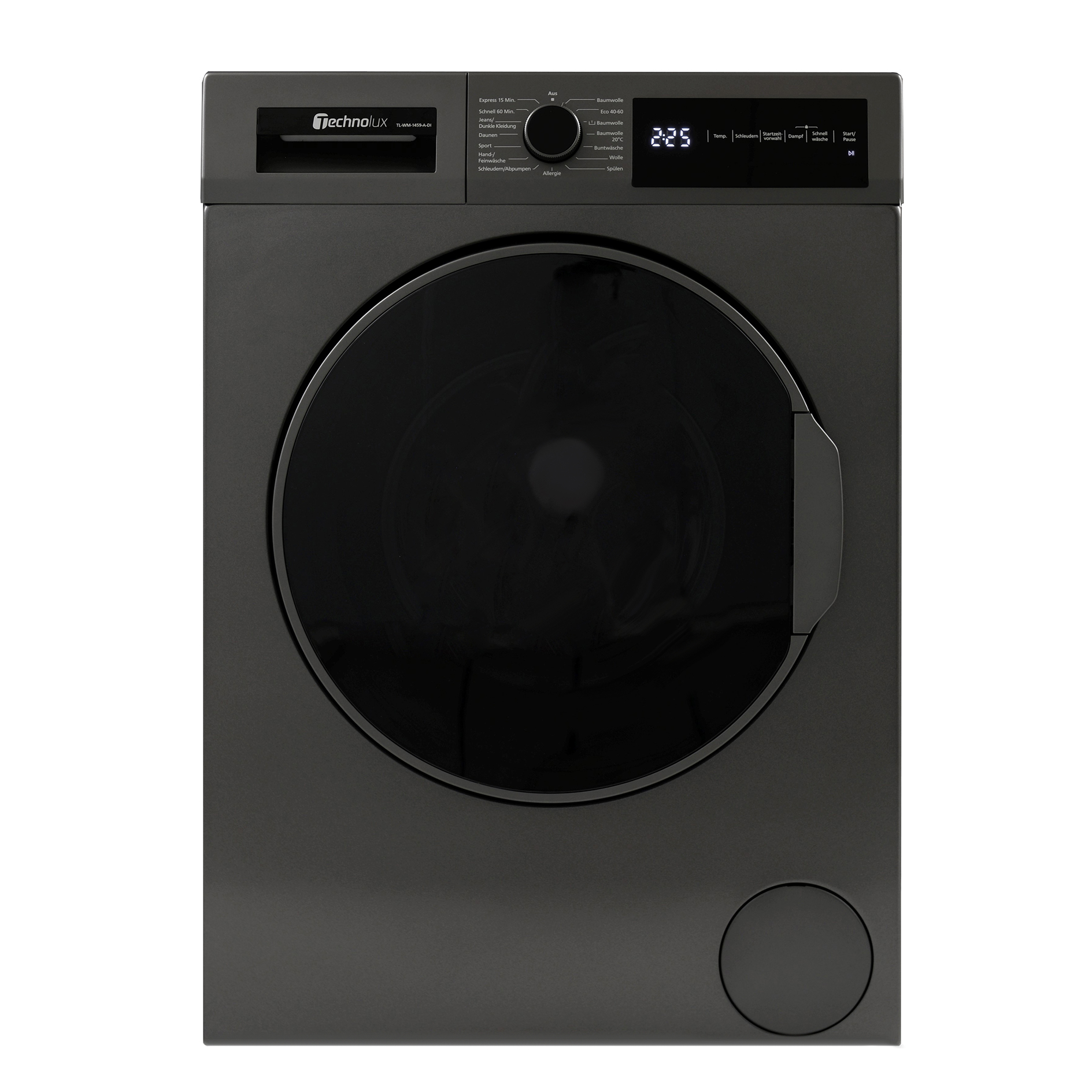 TECHNOLUX Waschmaschine TL-WM-1459-A-DI - Dark Inox - 9 kg - A