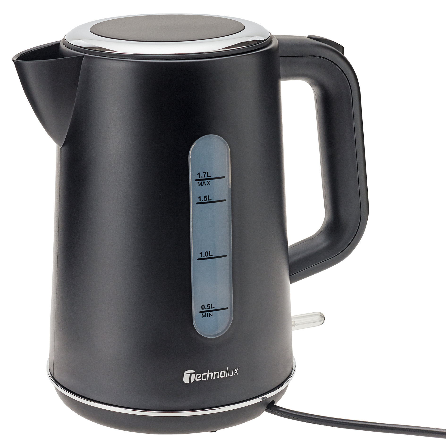 TECHNOLUX Wasserkocher 29053 - schwarz matt - 1,7 Liter