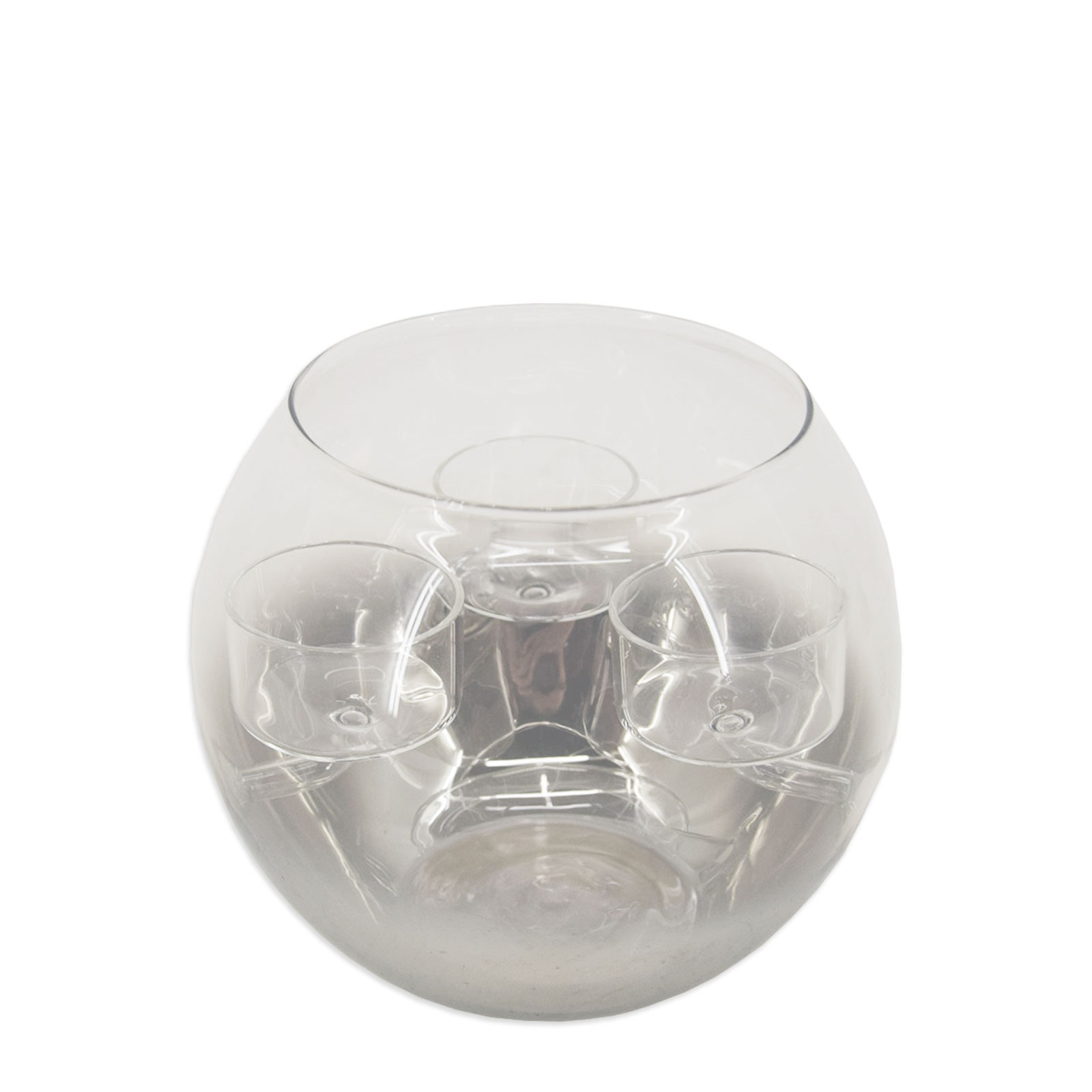 Teelichthalter - Glas - 13 cm hoch