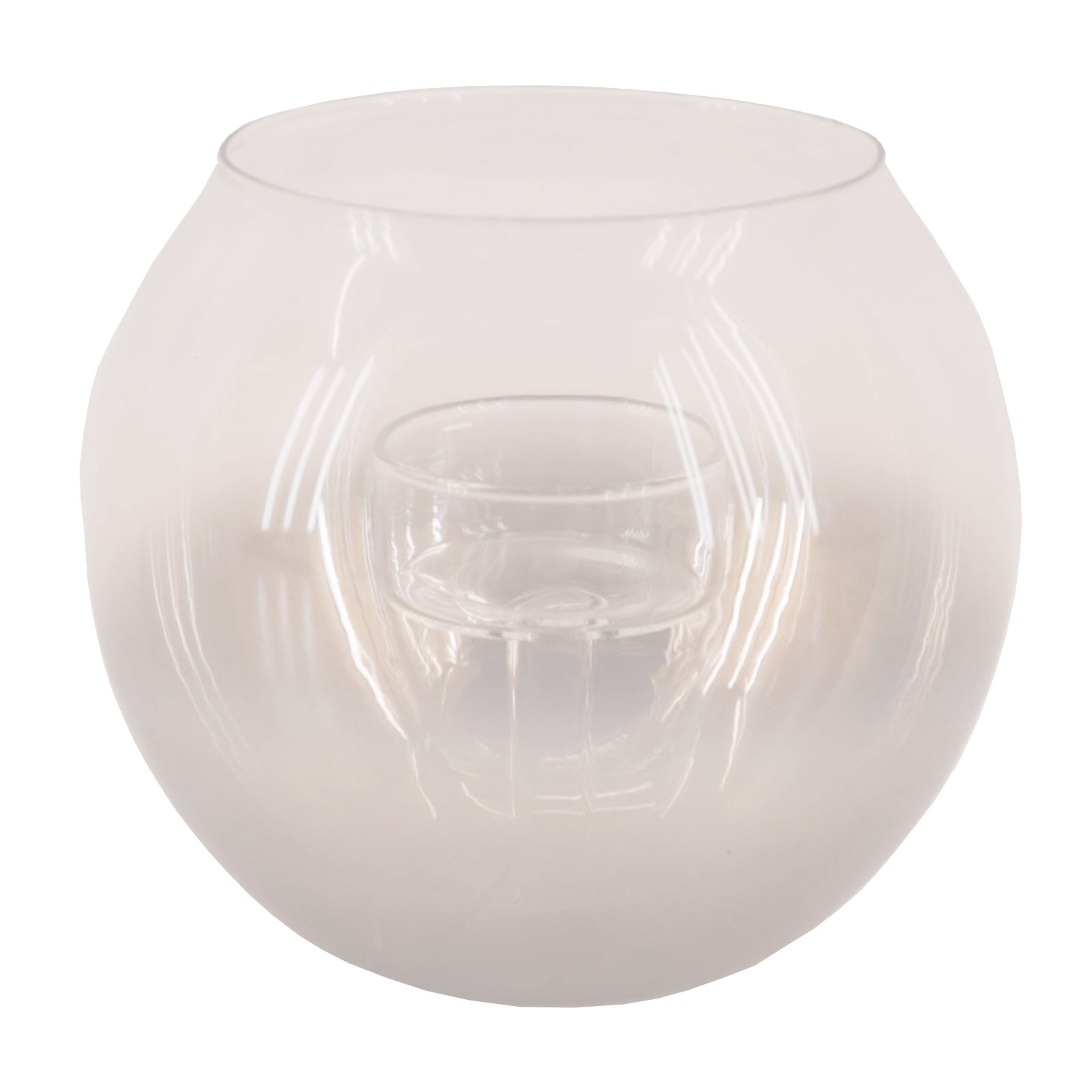 Teelichthalter - Glas - Kugel - Ø 12 cm