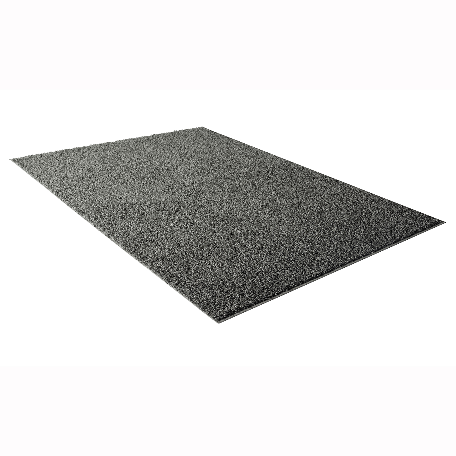 Teppich - anthrazit - gewebt - 80x150 cm
