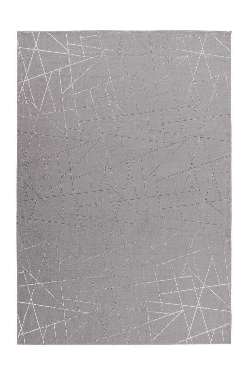 Teppich BIJOU 100 - taupe-silber - 160x230 cm