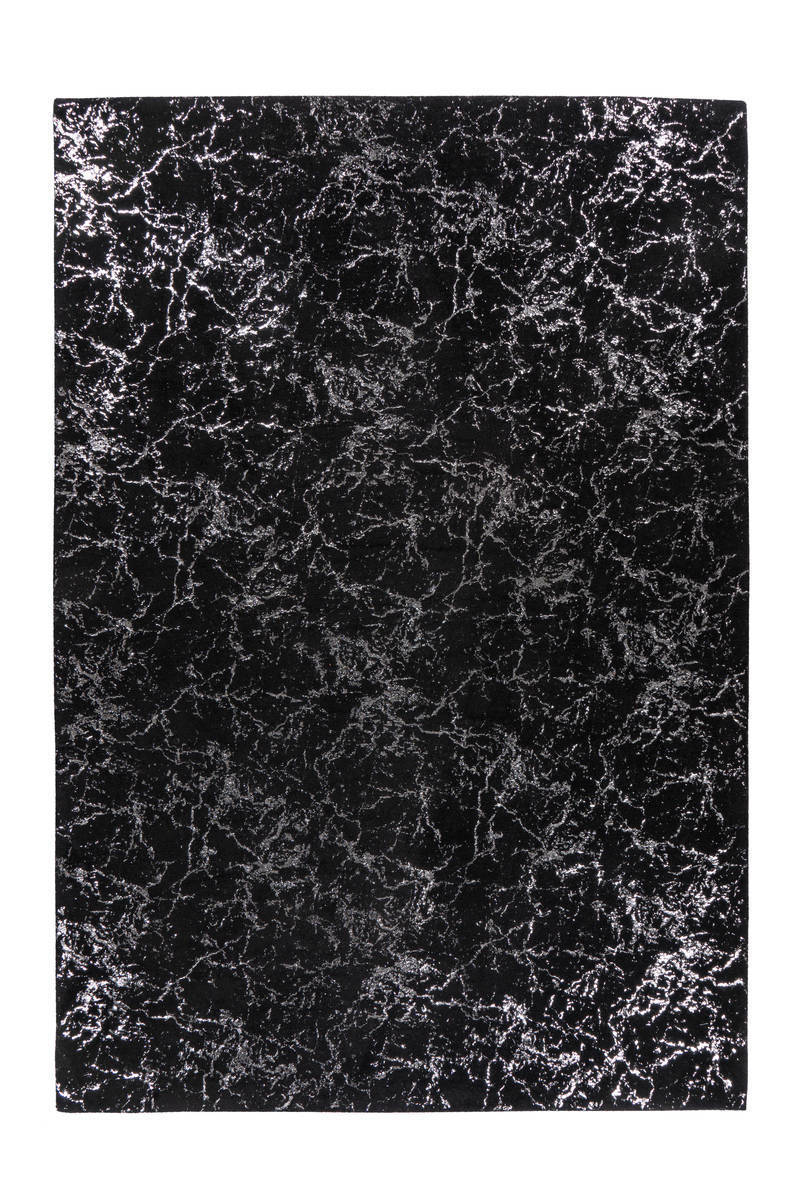 Teppich BIJOU 200 - schwarz-silber - 120x170 cm