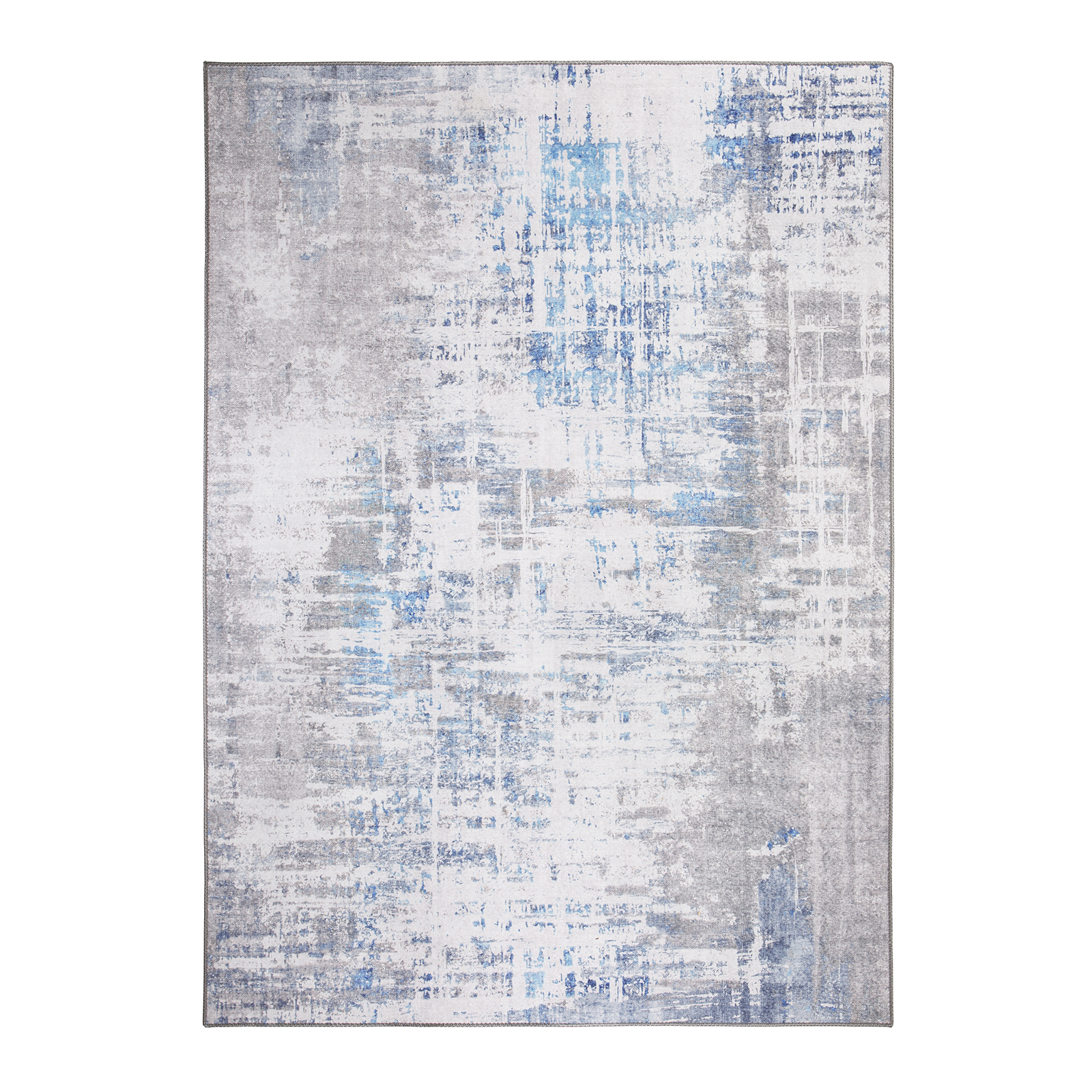 Teppich - creme-blau - 120x170 cm
