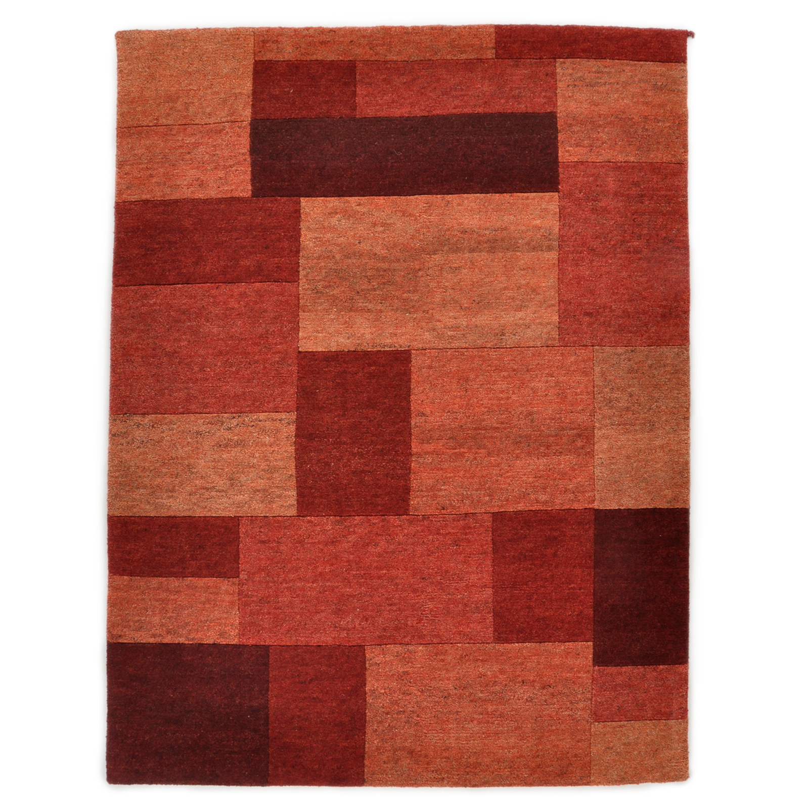 Teppich DALAS - rot - handgeknüpft - 140x200 cm