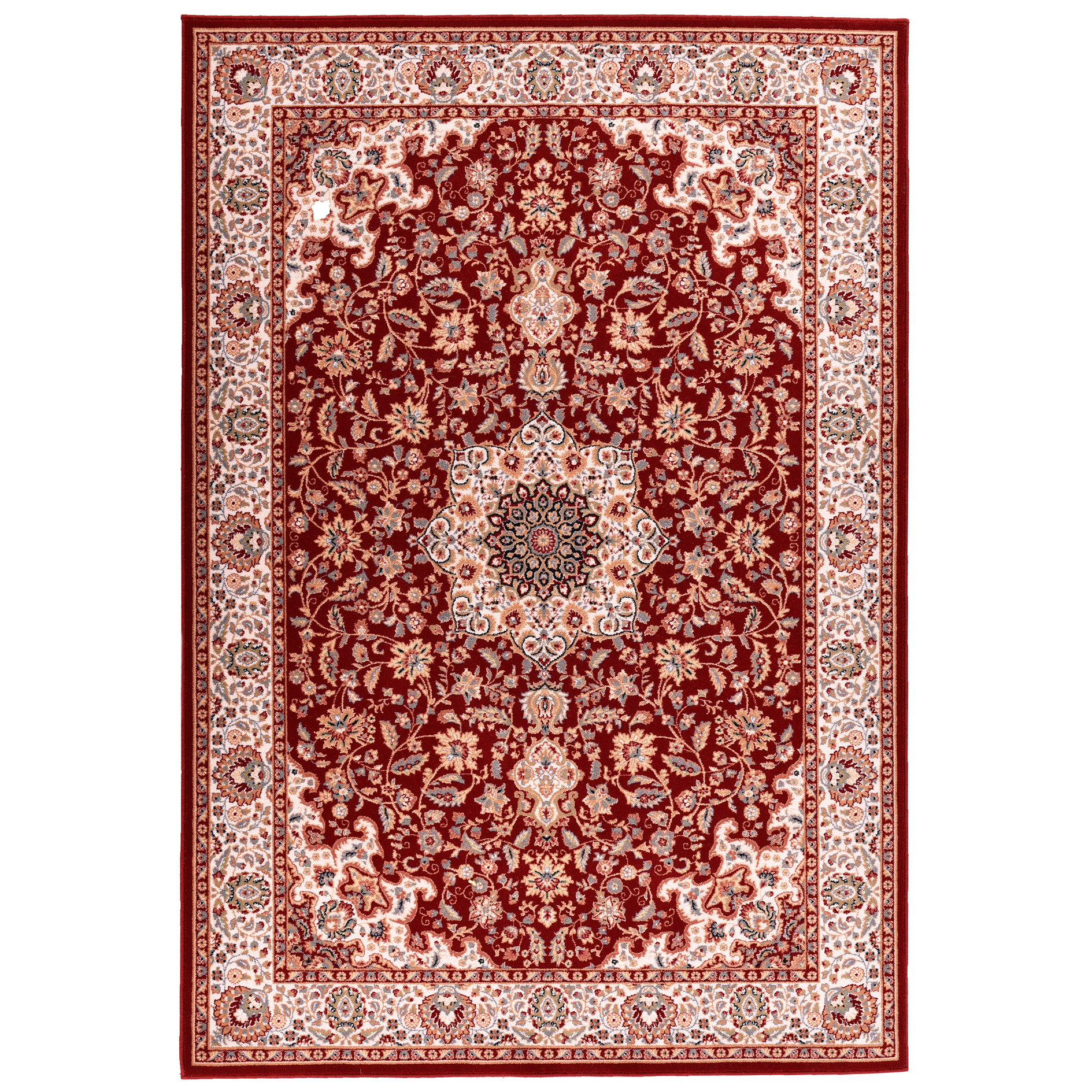 Teppich DOLNA - rot - Schurwolle - 80x150 cm